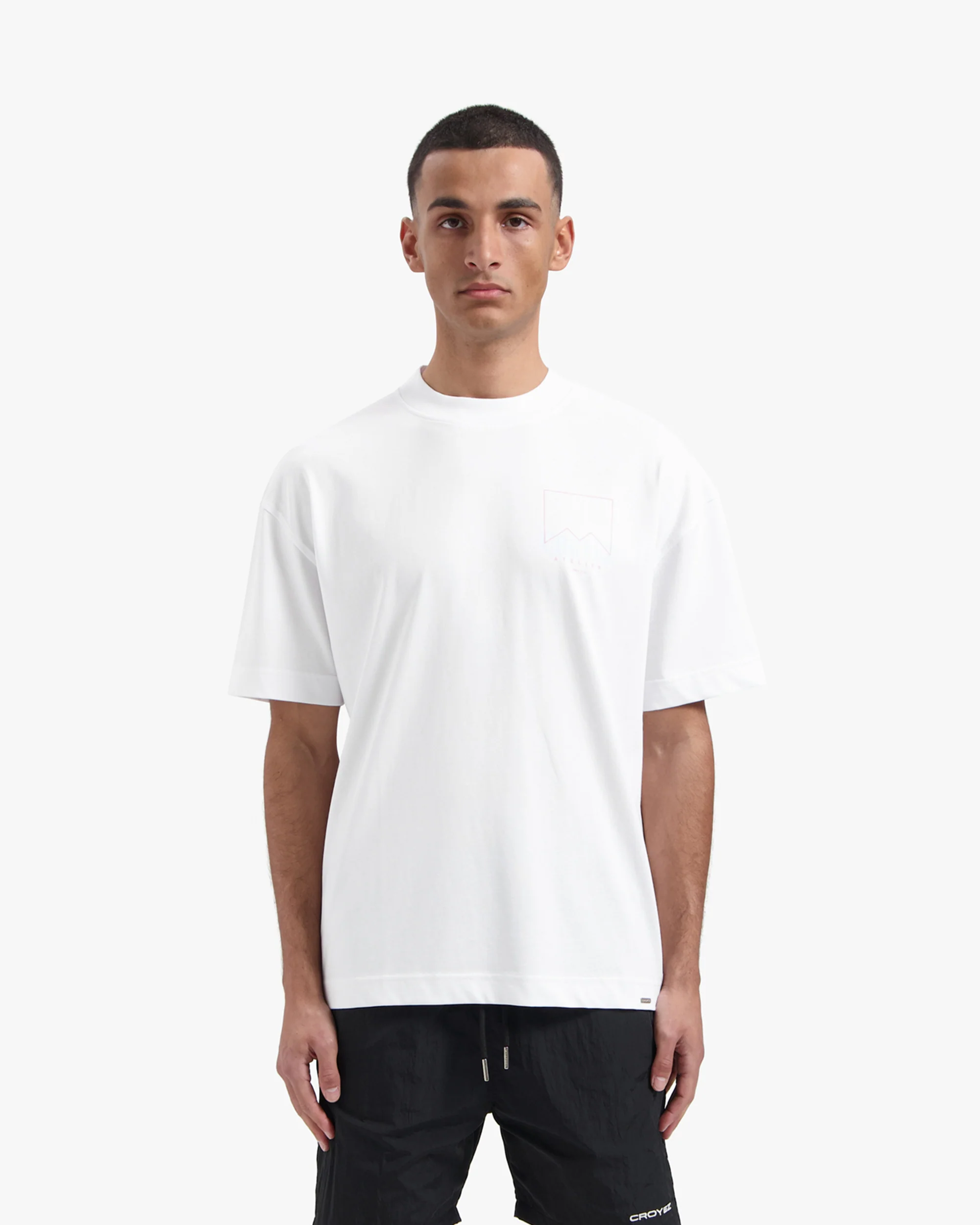 CROYEZ MAROC FUMES T-SHIRT | WHITE/PINK - Image 3