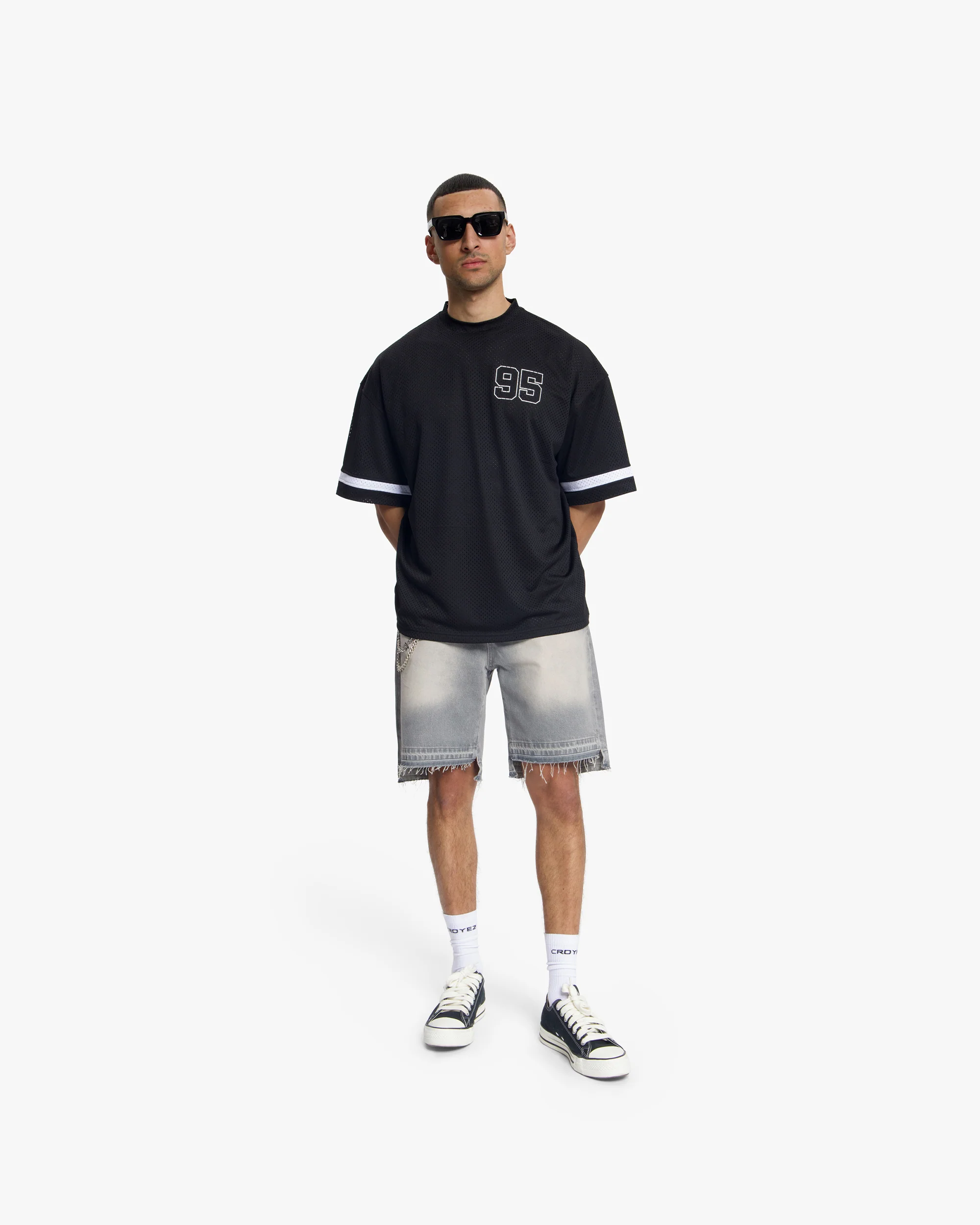 Croyez Mesh Jersey | Black - Image 5