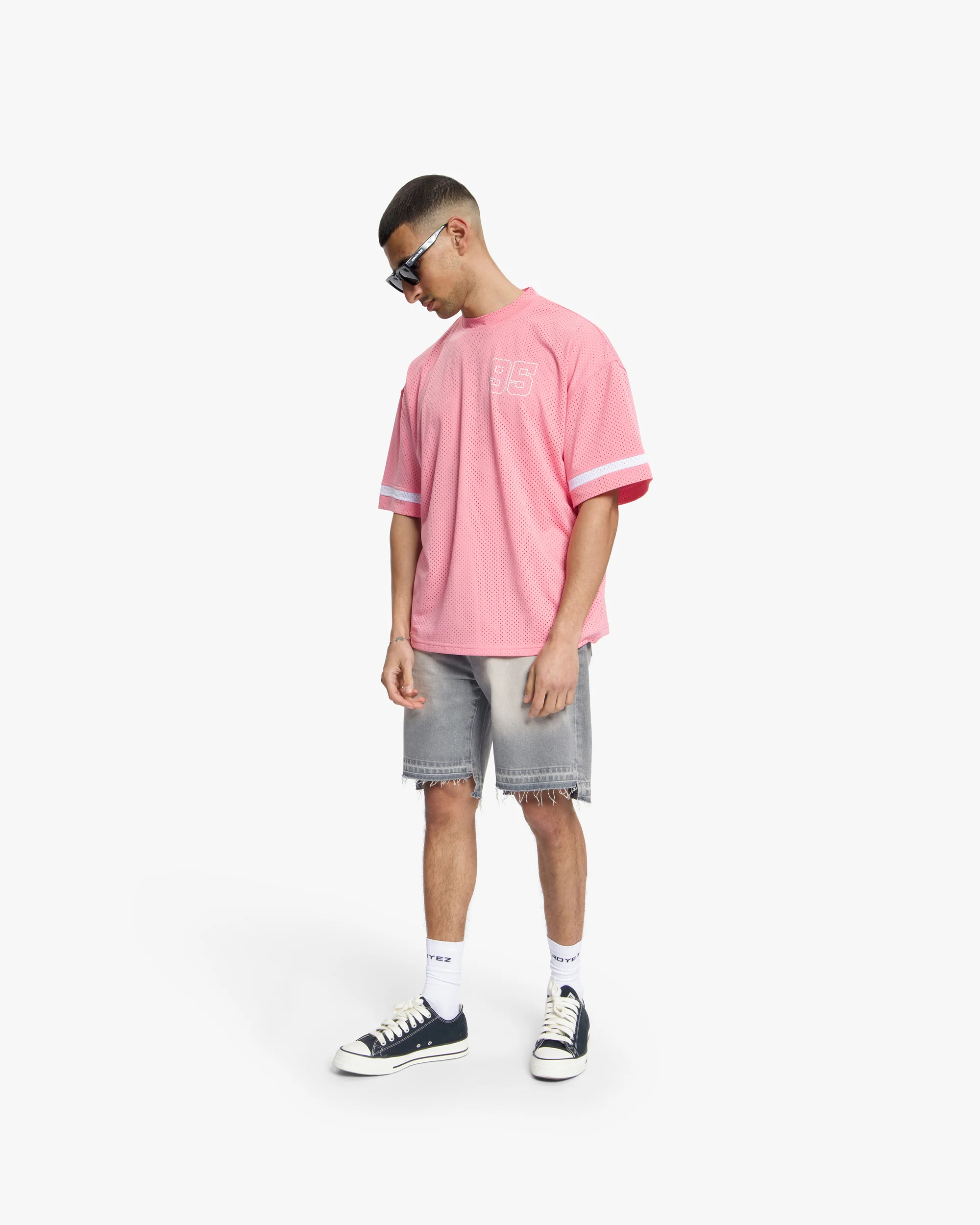 Croyez Mesh Jersey | Pink - Image 5