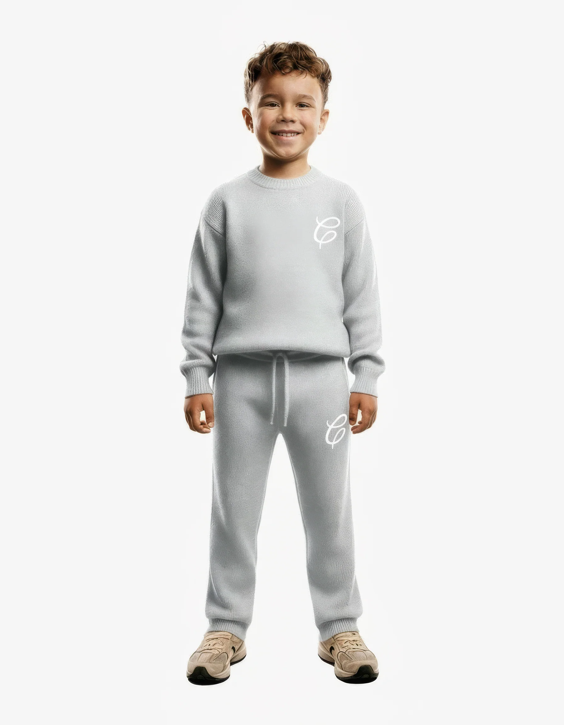 CROYEZ MINI ESSENCE KNIT SWEATER | GREY - Image 3