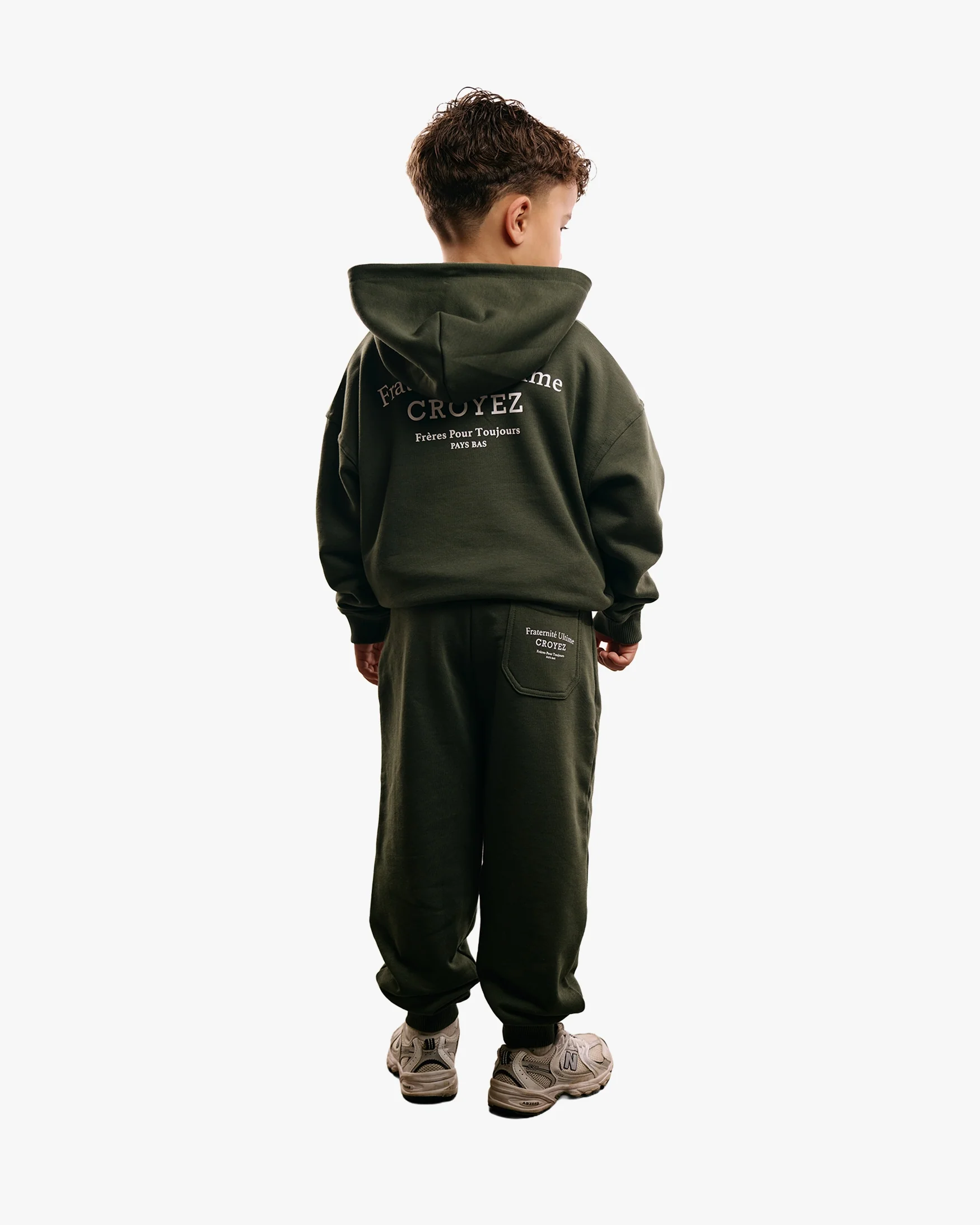 CROYEZ MINI FRATERNITÉ HOODIE | DARK GREEN - Image 4