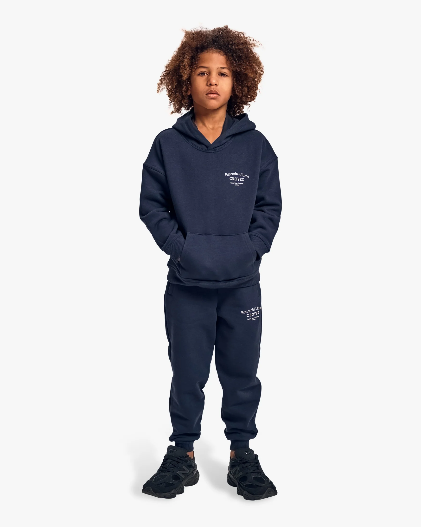 CROYEZ MINI FRATERNITÉ HOODIE | NAVY - Image 3