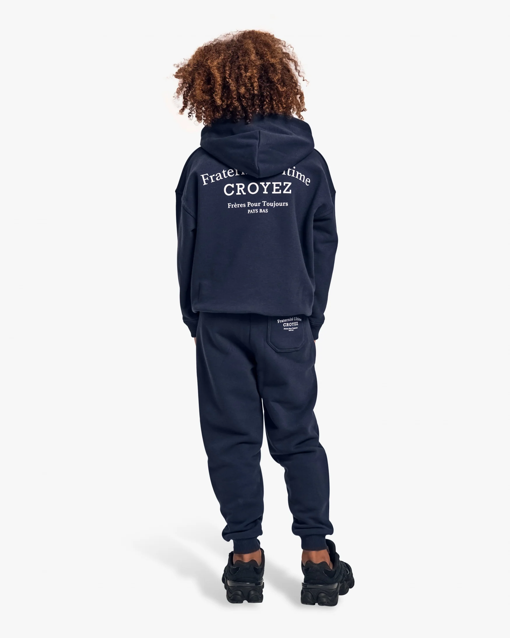 CROYEZ MINI FRATERNITÉ HOODIE | NAVY - Image 4