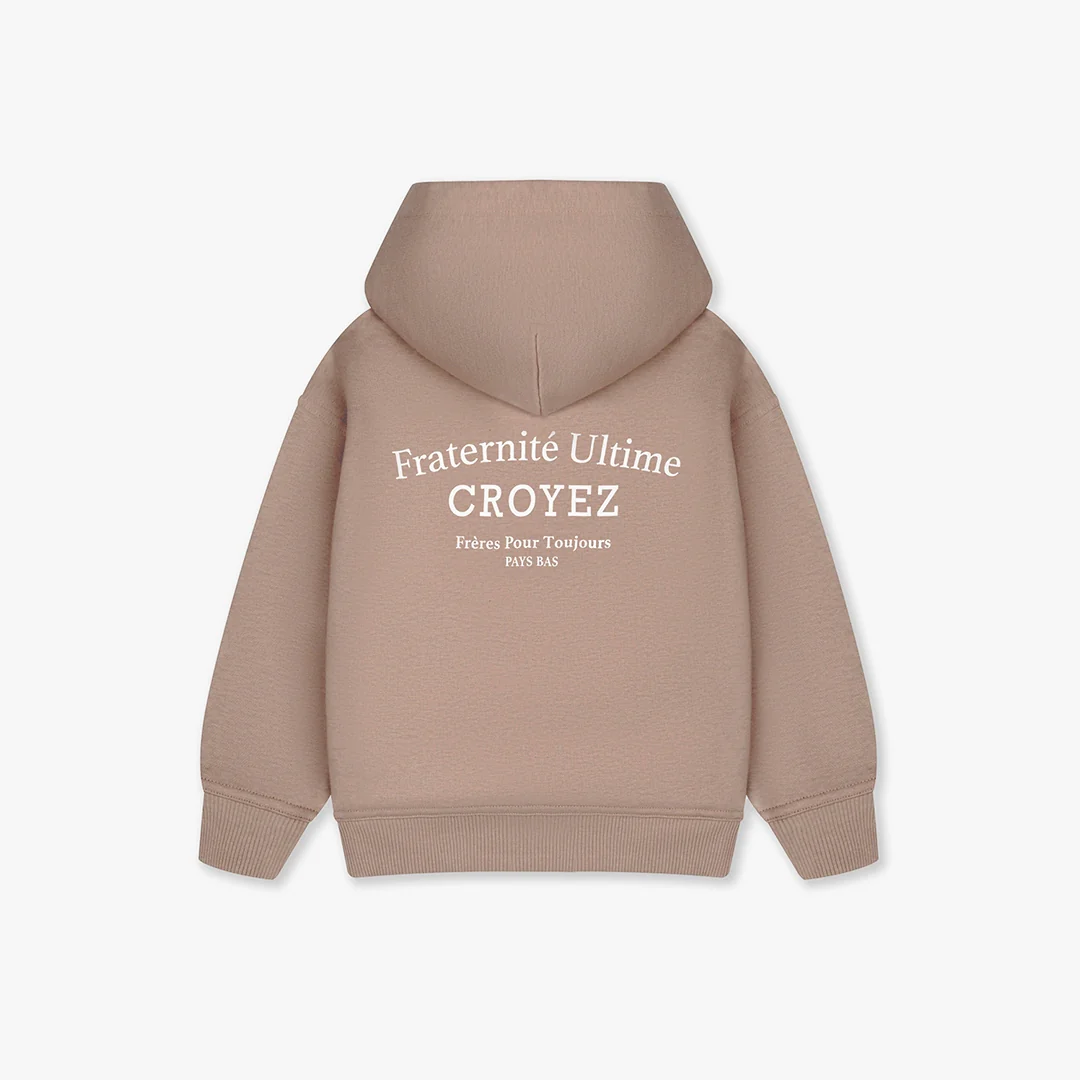 CROYEZ MINI FRATERNITÉ HOODIE | SAND - Image 2