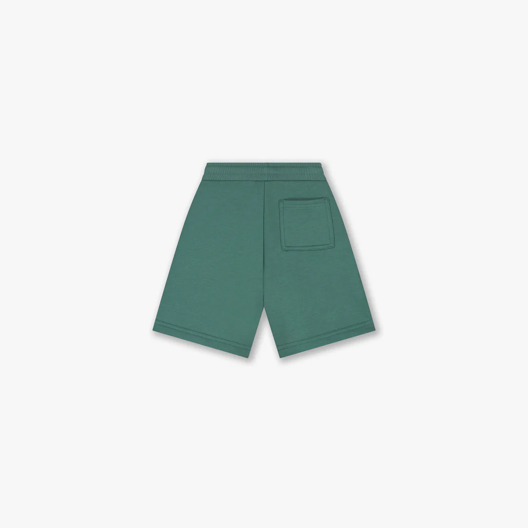 Croyez Mini Fraternité Shorts | Green/Off-White - Image 2
