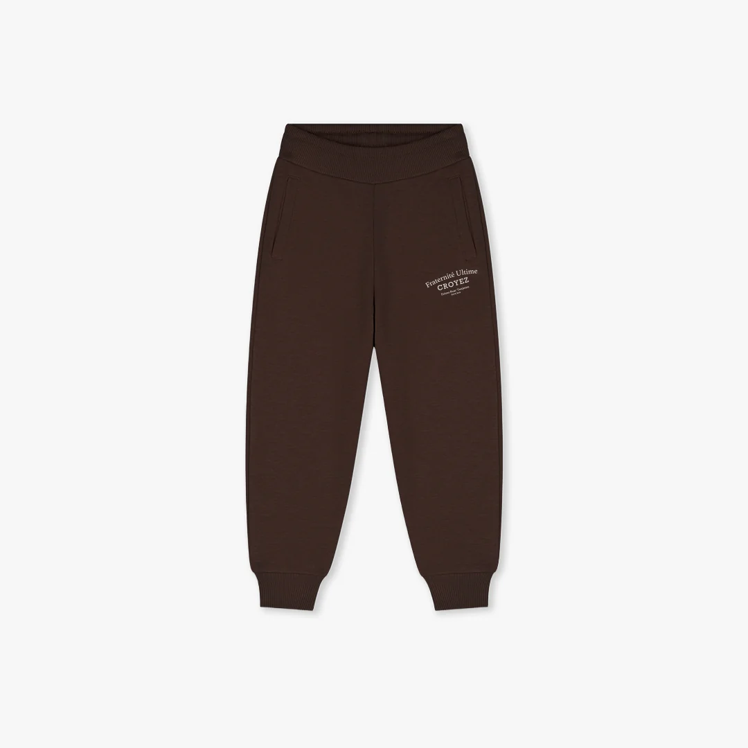 CROYEZ MINI FRATERNITÉ SWEATPANTS | BROWN
