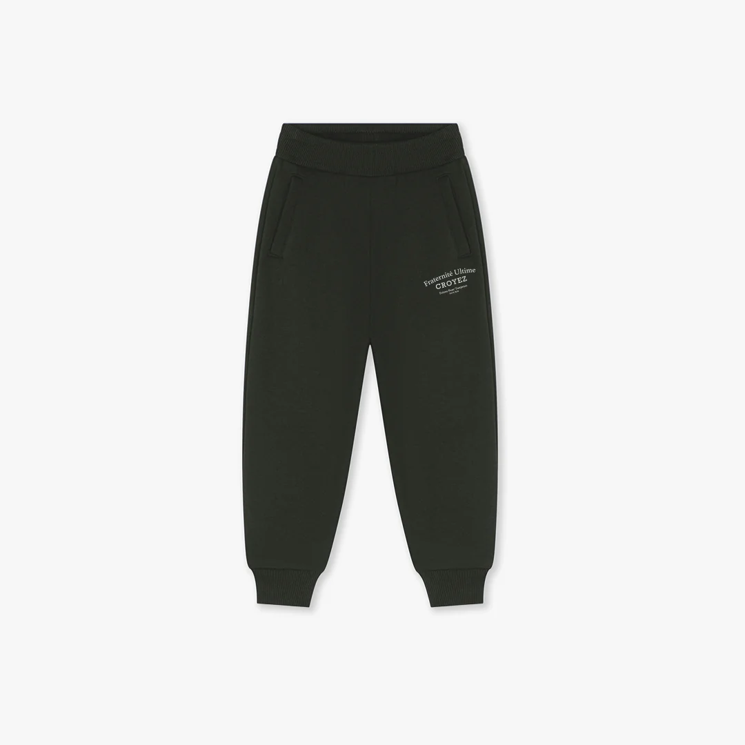CROYEZ MINI FRATERNITÉ SWEATPANTS | DARK GREEN