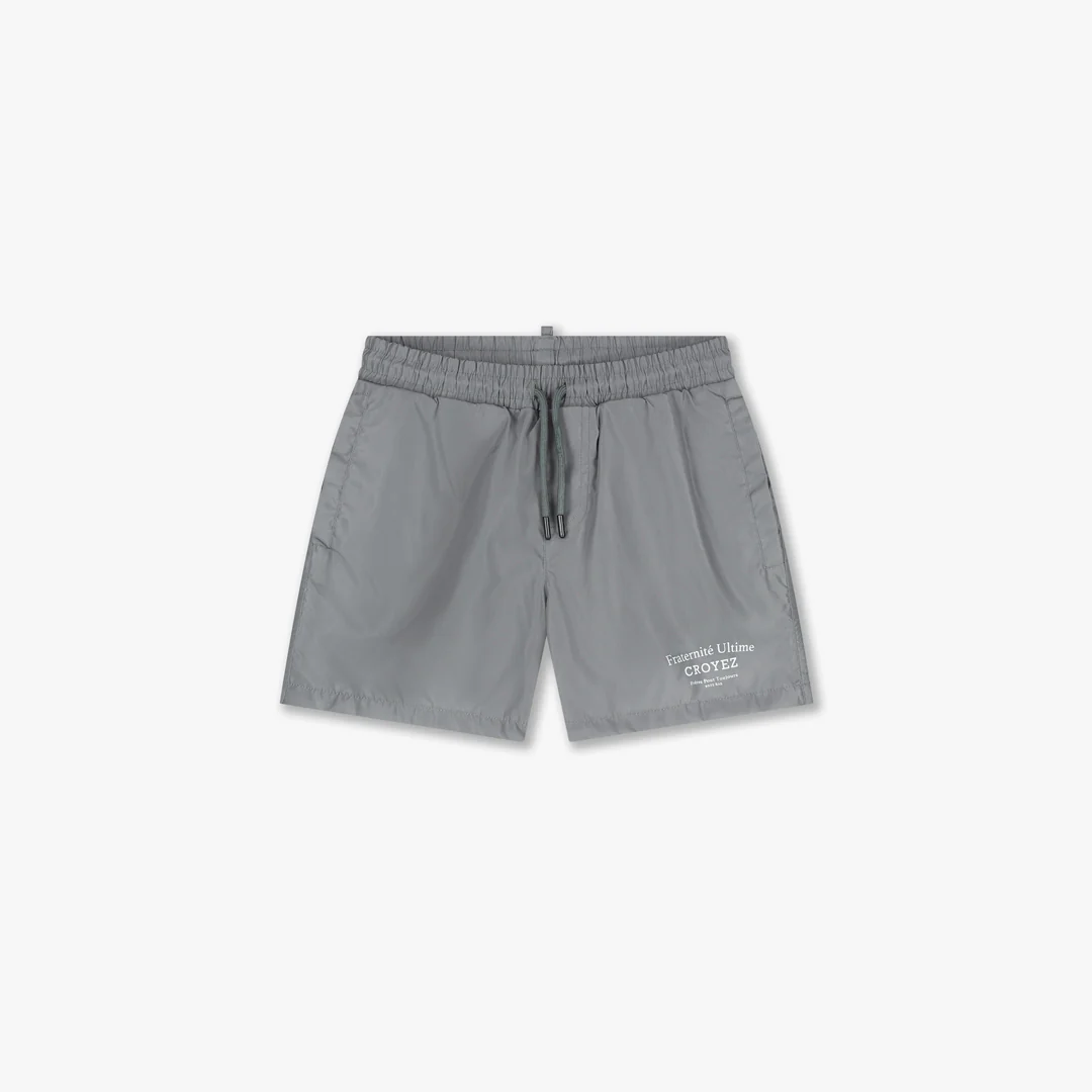 Croyez Mini Fraternité Swim Shorts | Acid Wash/White