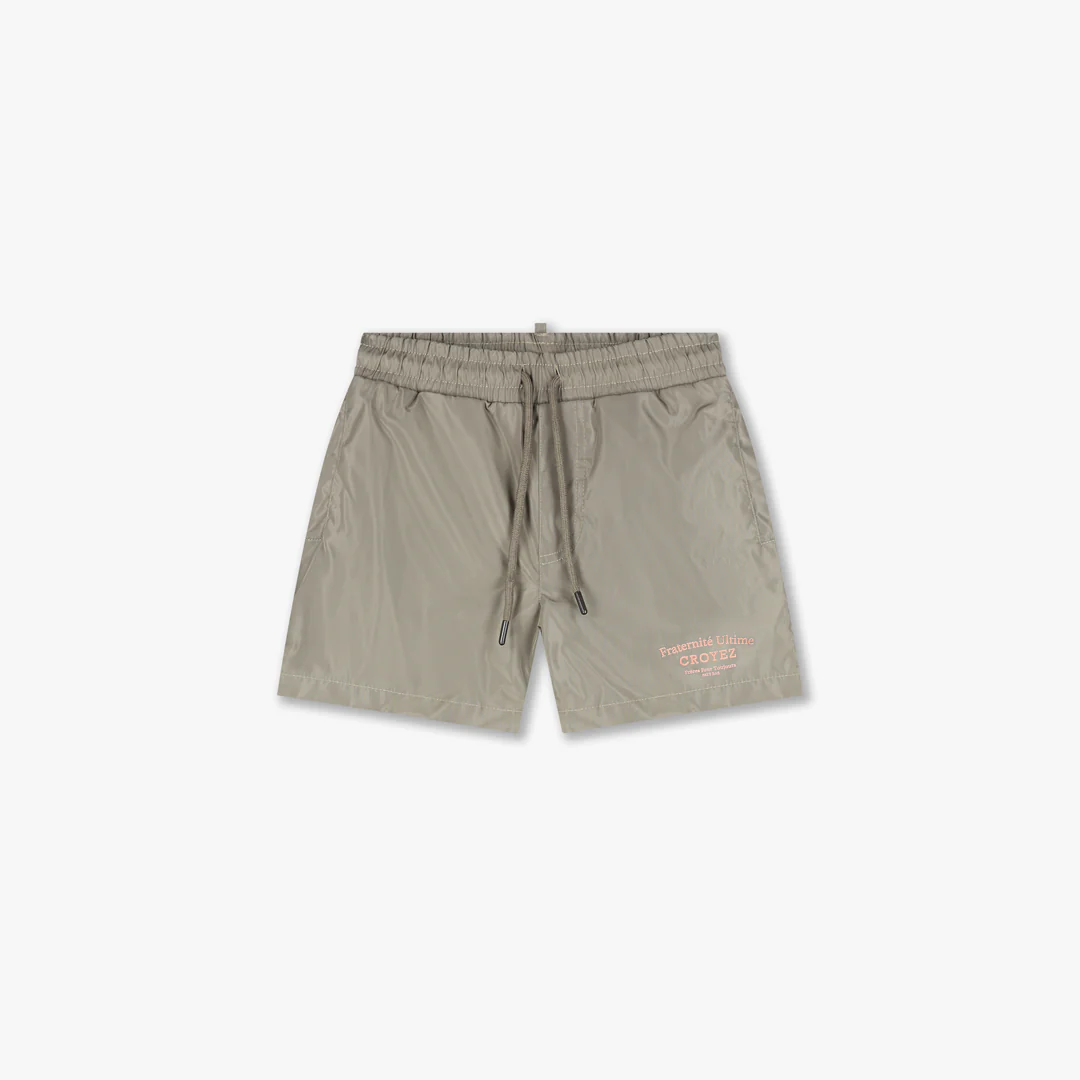 Croyez Mini Fraternité Swim Shorts | Stone/Peach