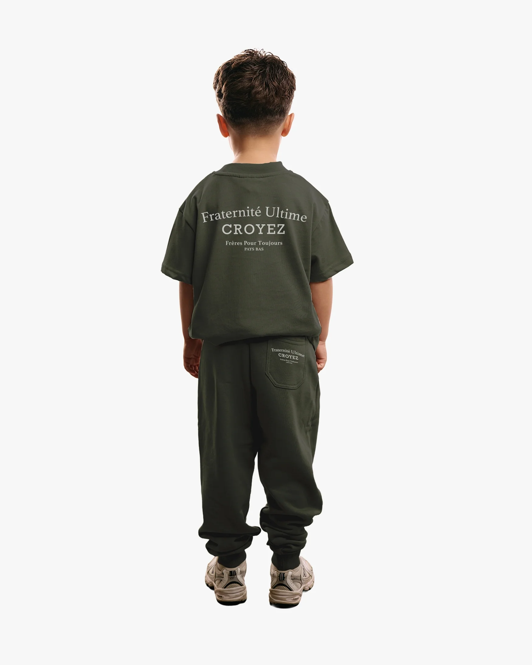 CROYEZ MINI FRATERNITÉ T-SHIRT | DARK GREEN - Image 4