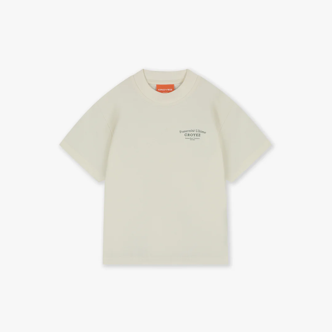 Croyez Mini Fraternité T-Shirt | Off-White/Green
