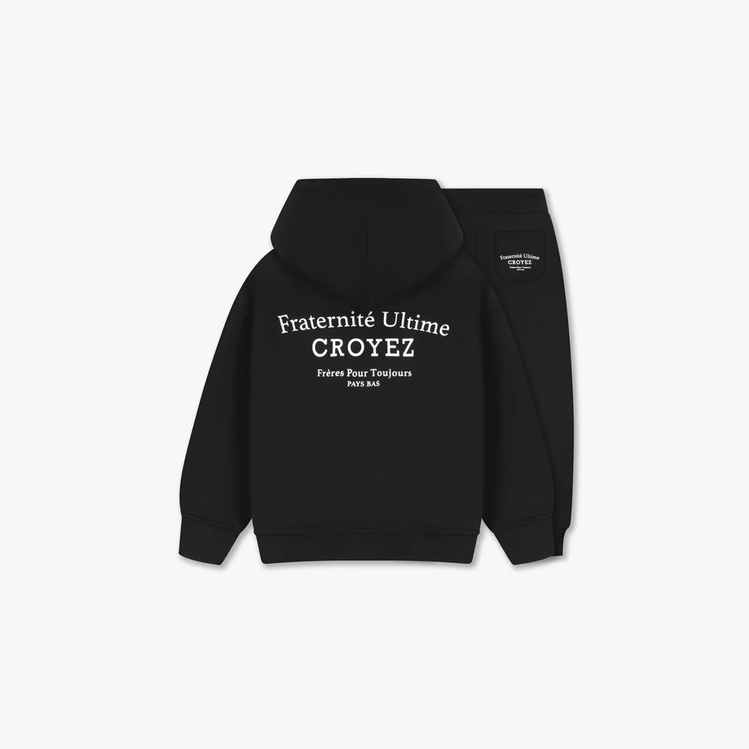 Croyez Mini Fraternité Tracksuit | Black - Image 2