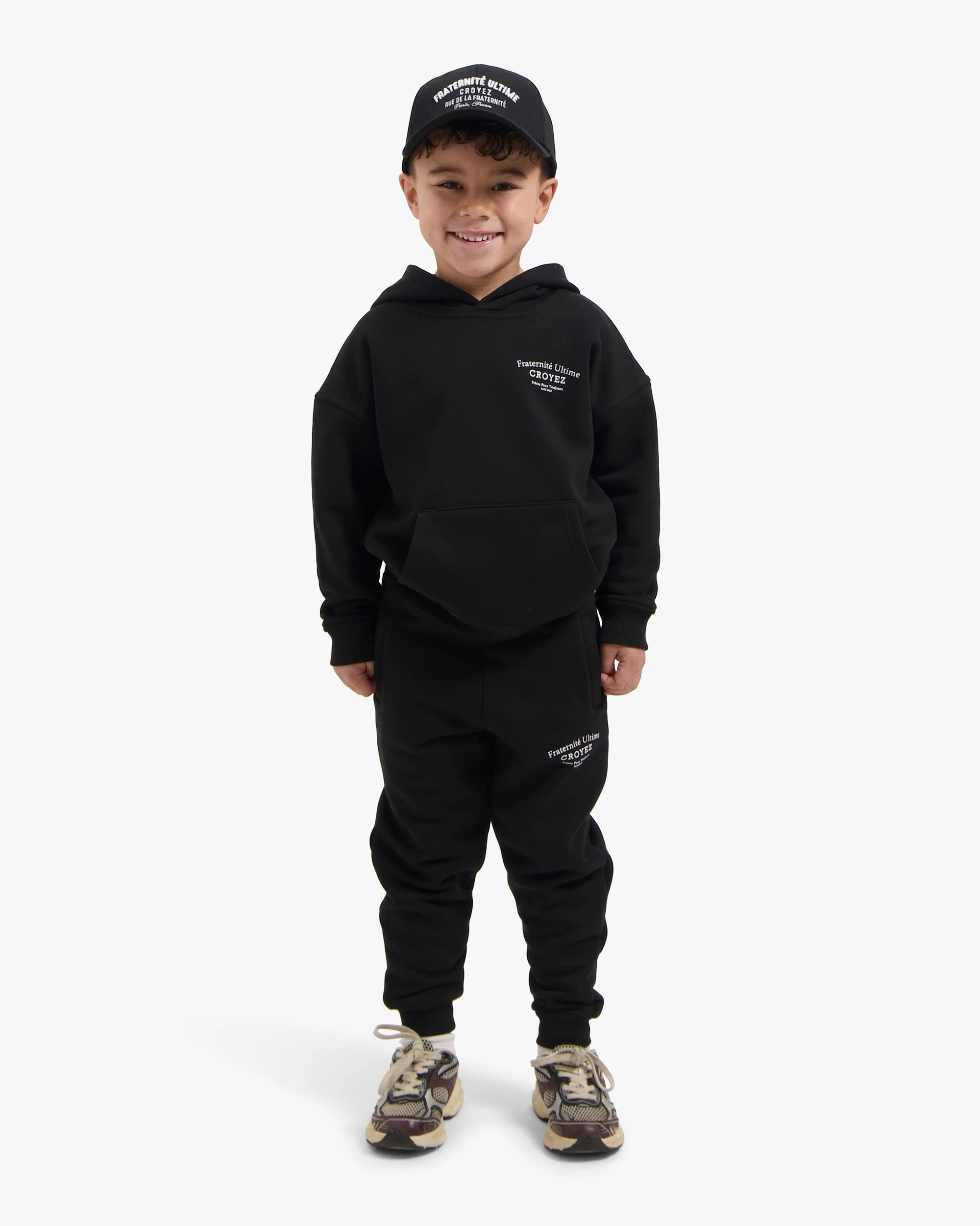 Croyez Mini Fraternité Tracksuit | Black - Image 3