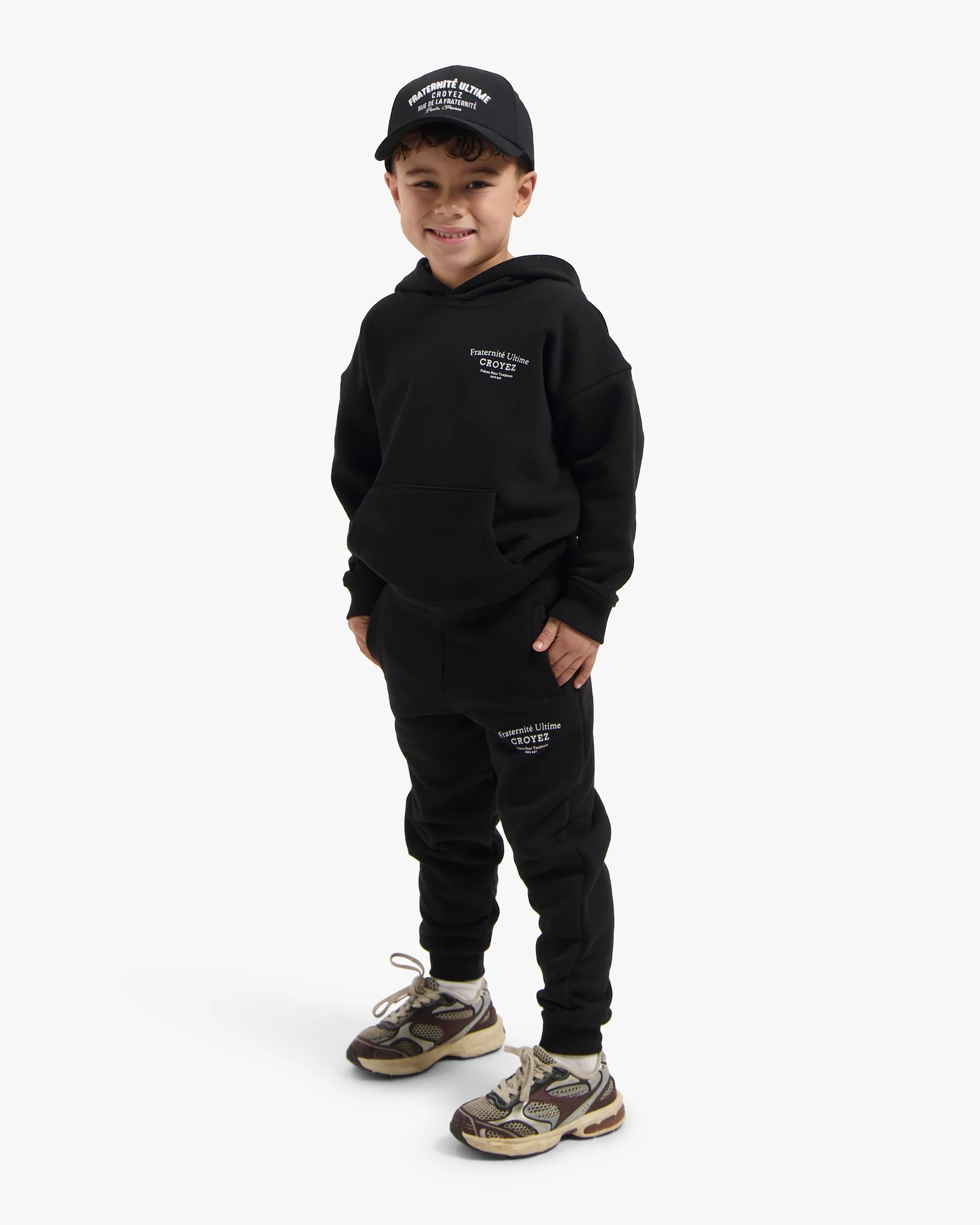 Croyez Mini Fraternité Tracksuit | Black - Image 7