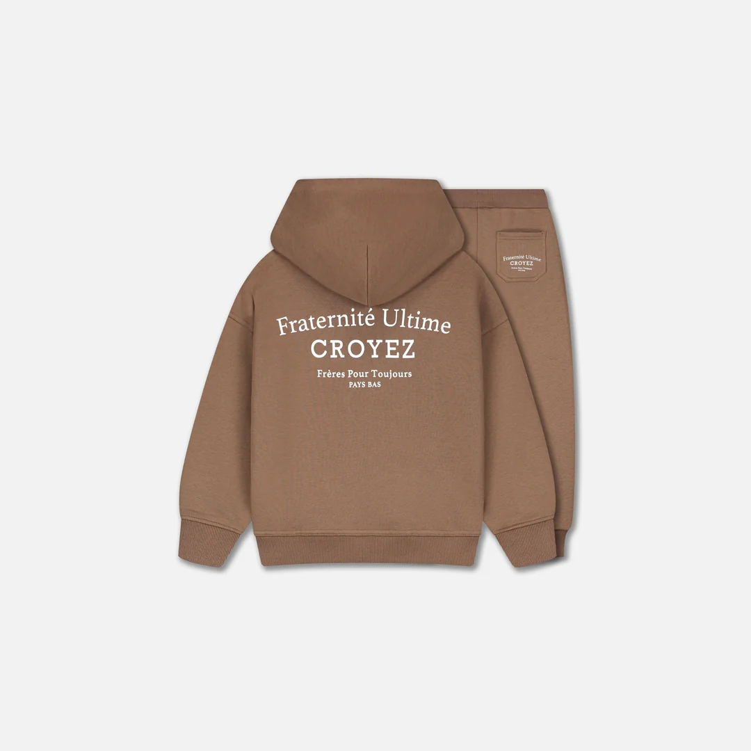 Croyez Mini Fraternité Tracksuit | Brown - Image 2