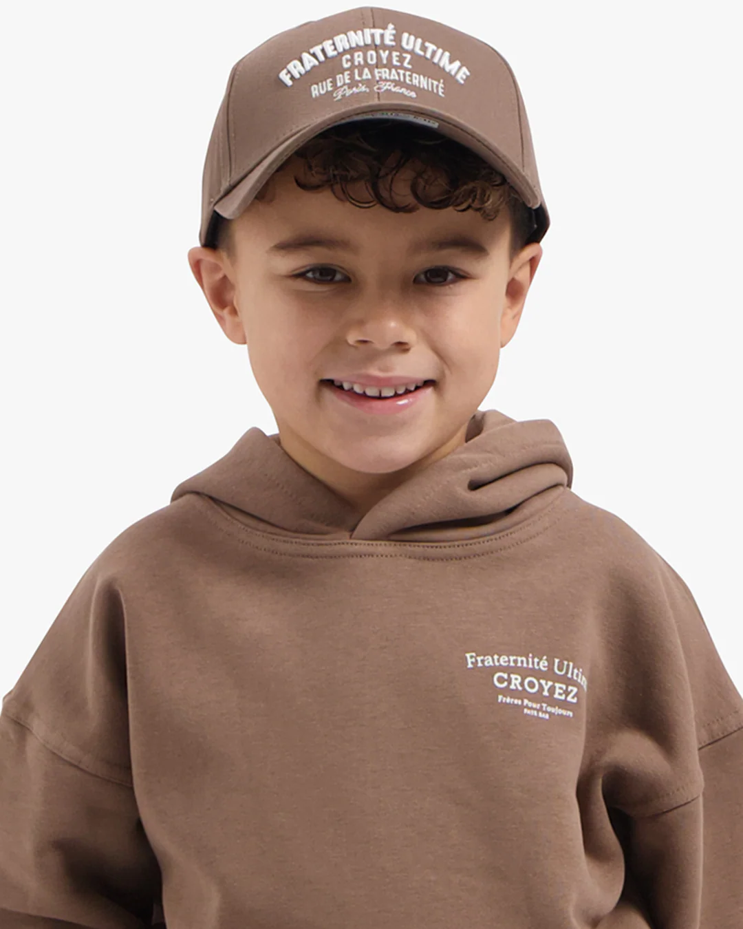 Croyez Mini Fraternité Tracksuit | Brown - Image 4