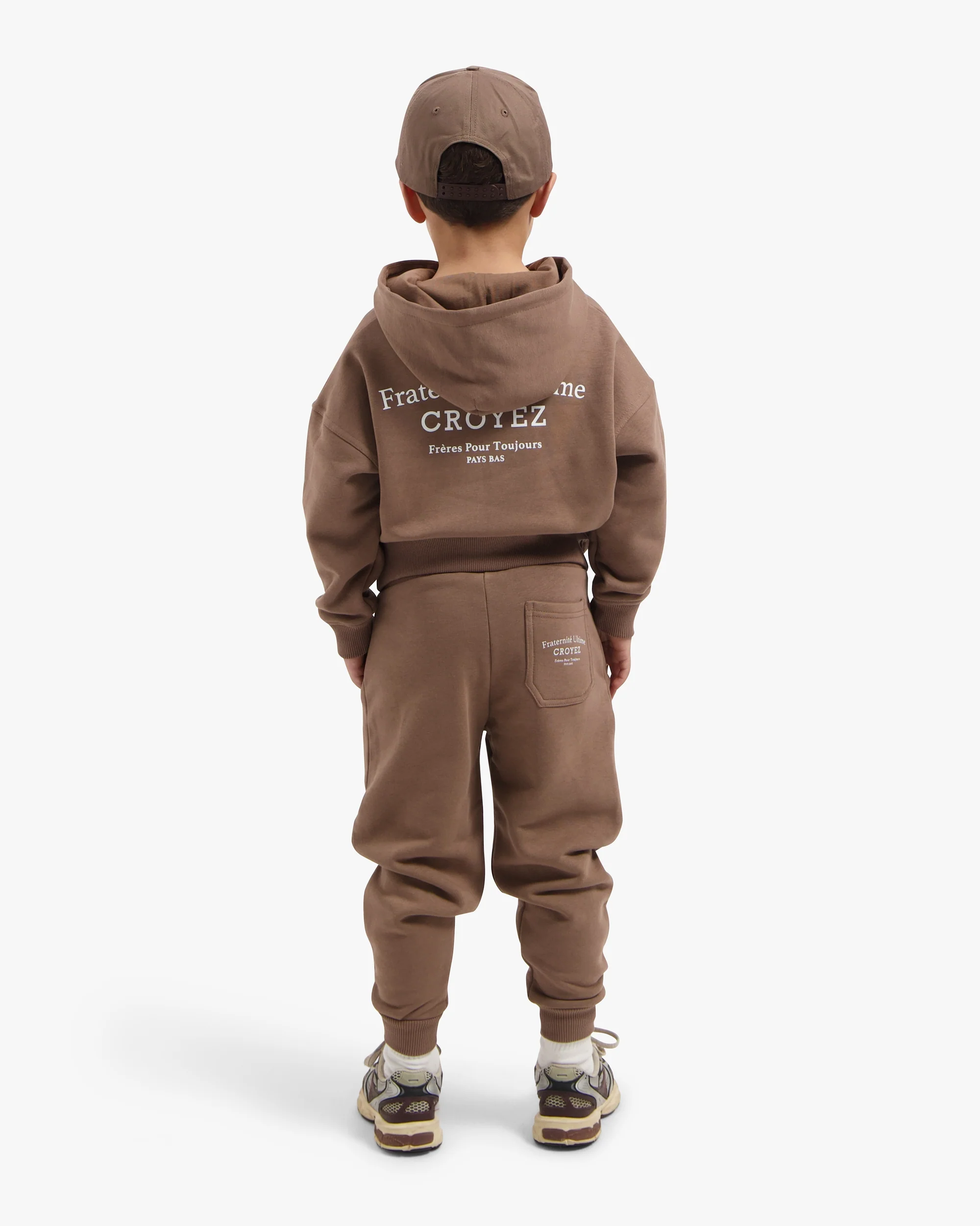 Croyez Mini Fraternité Tracksuit | Brown - Image 6