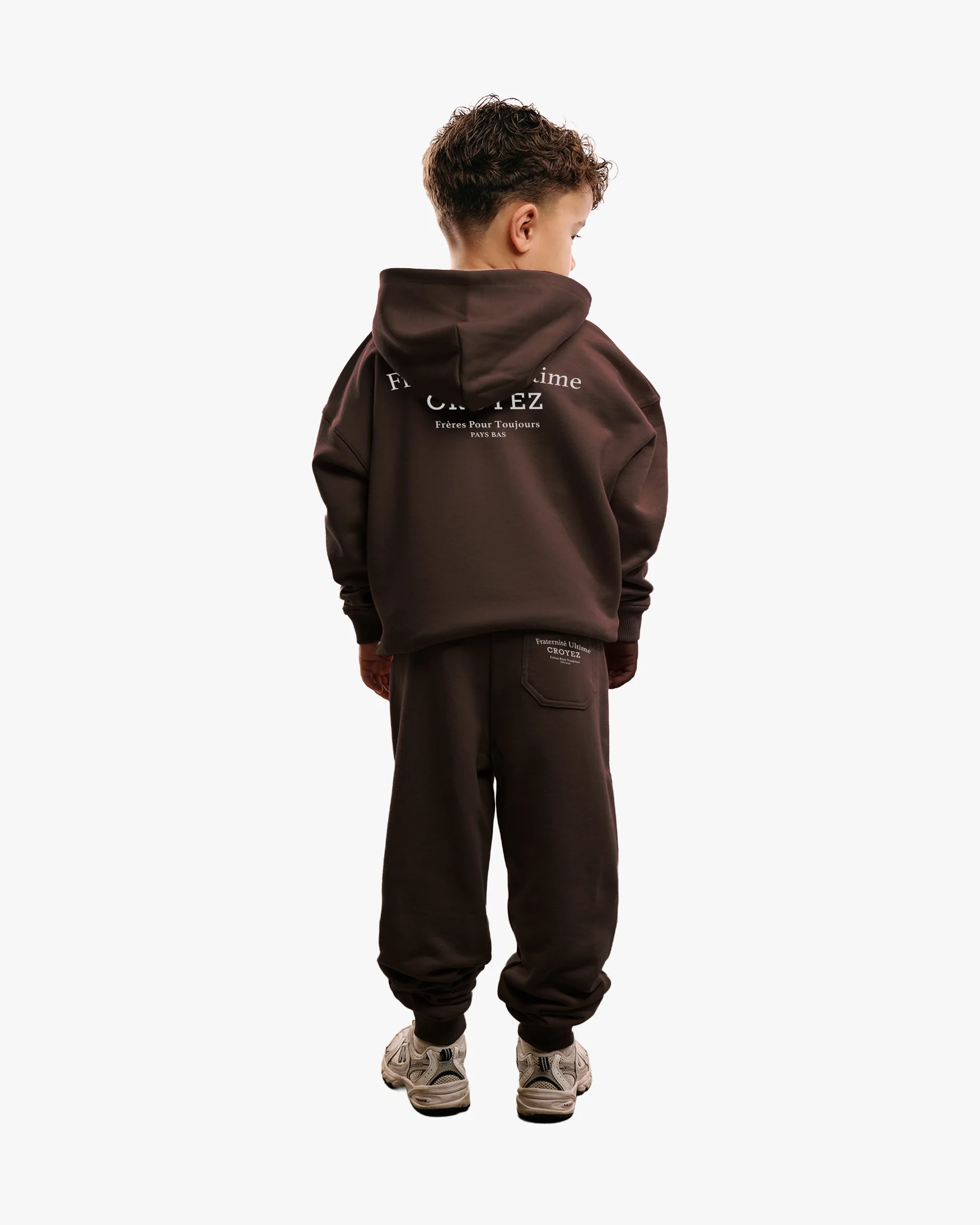 CROYEZ MINI FRATERNITÉ ZIP-HOODIE | BROWN - Image 4