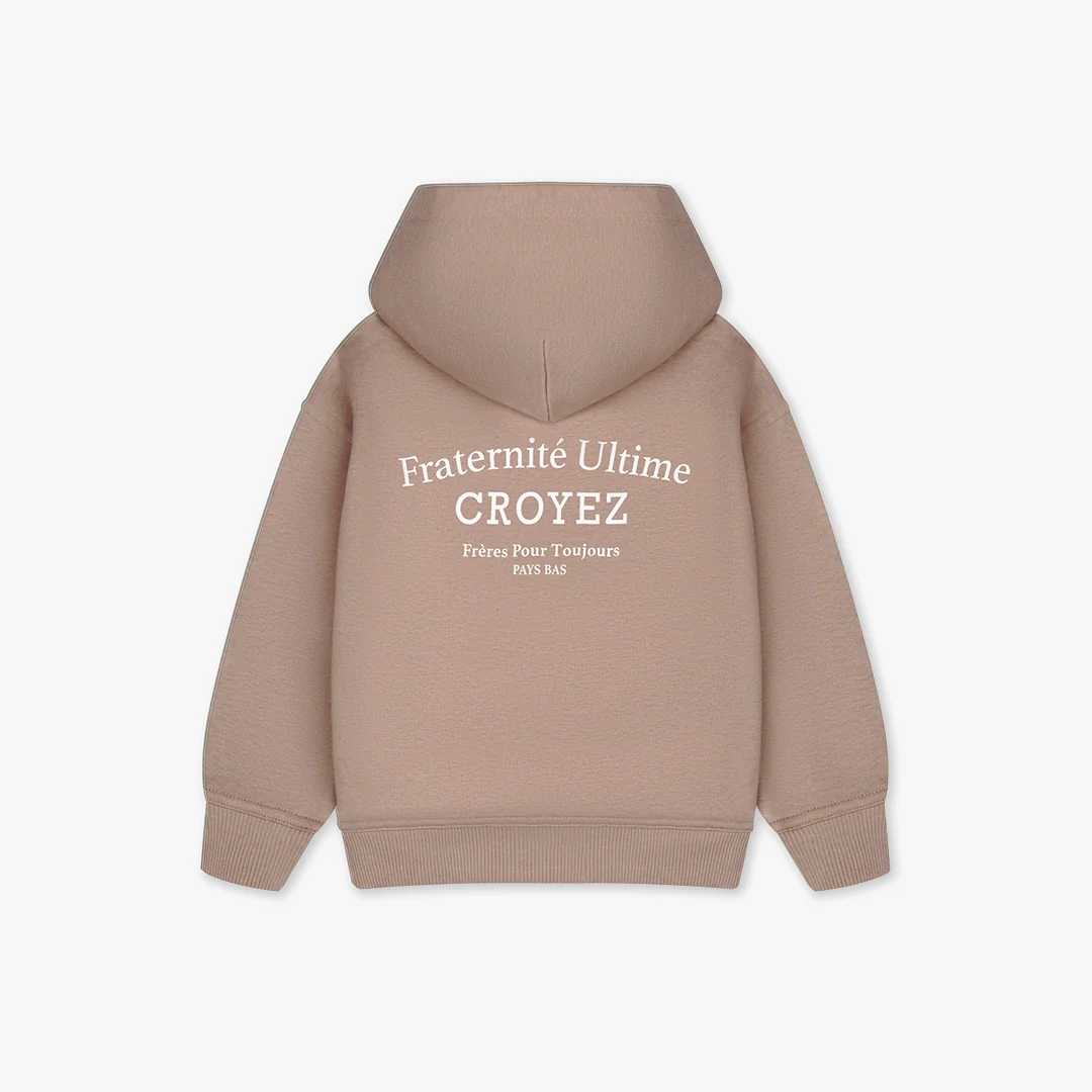 CROYEZ MINI FRATERNITÉ ZIP-HOODIE | SAND - Image 2