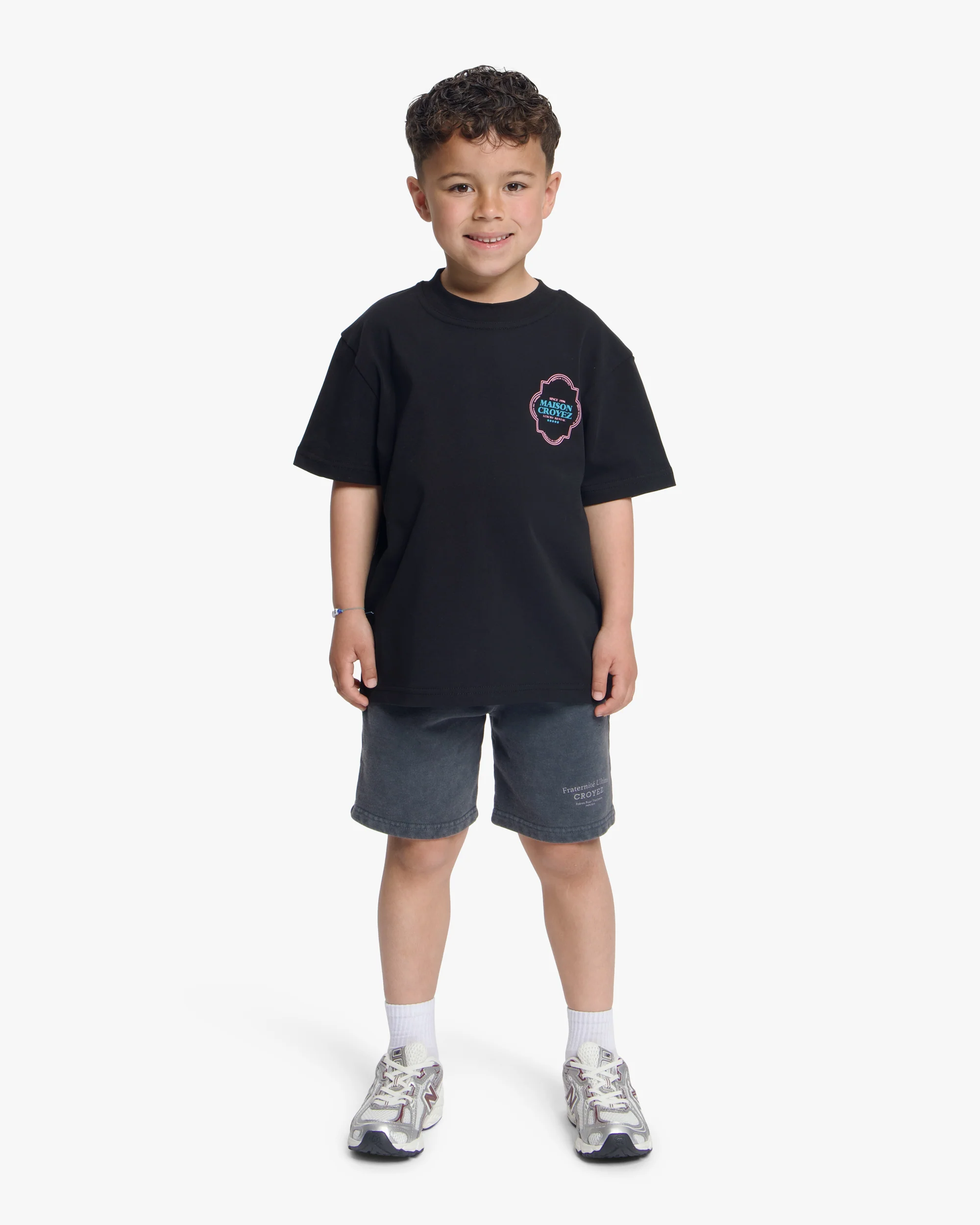 Croyez Mini Moroccan T-Shirt | Black/Pink - Image 3