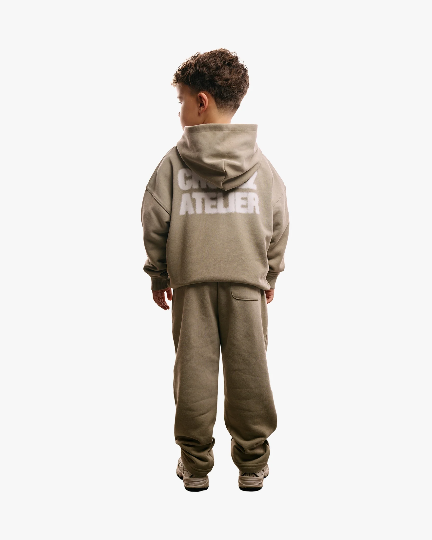 Croyez Mini Sprayed Atelier Hoodie | Dusty Olive - Image 4