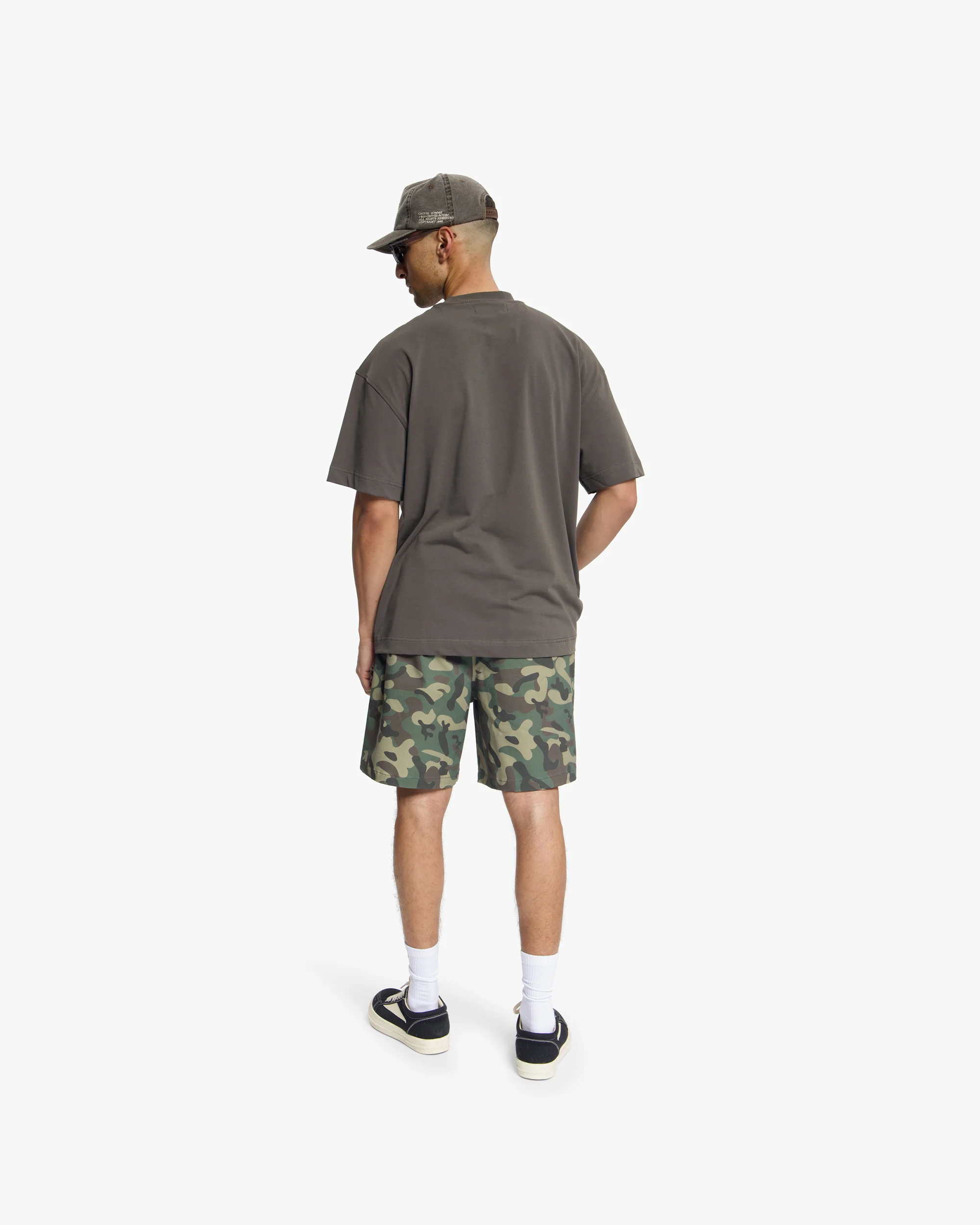 Croyez Motel T-Shirt | Washed Brown - Image 8