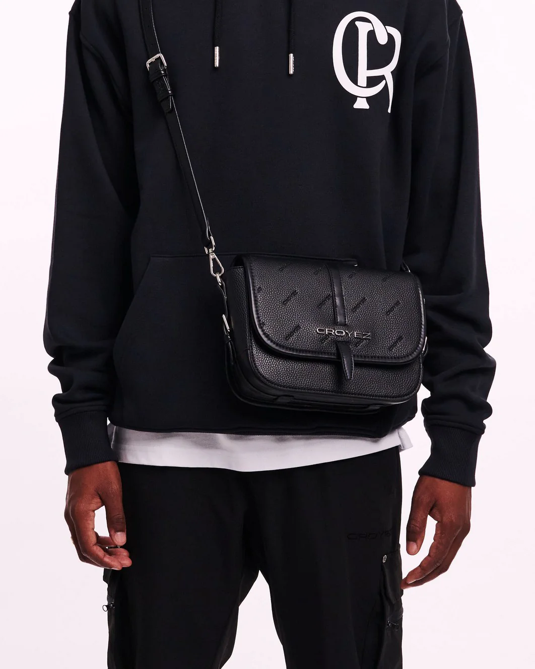 CROYEZ ORGANETTO MESSENGER BAG | BLACK - Image 6