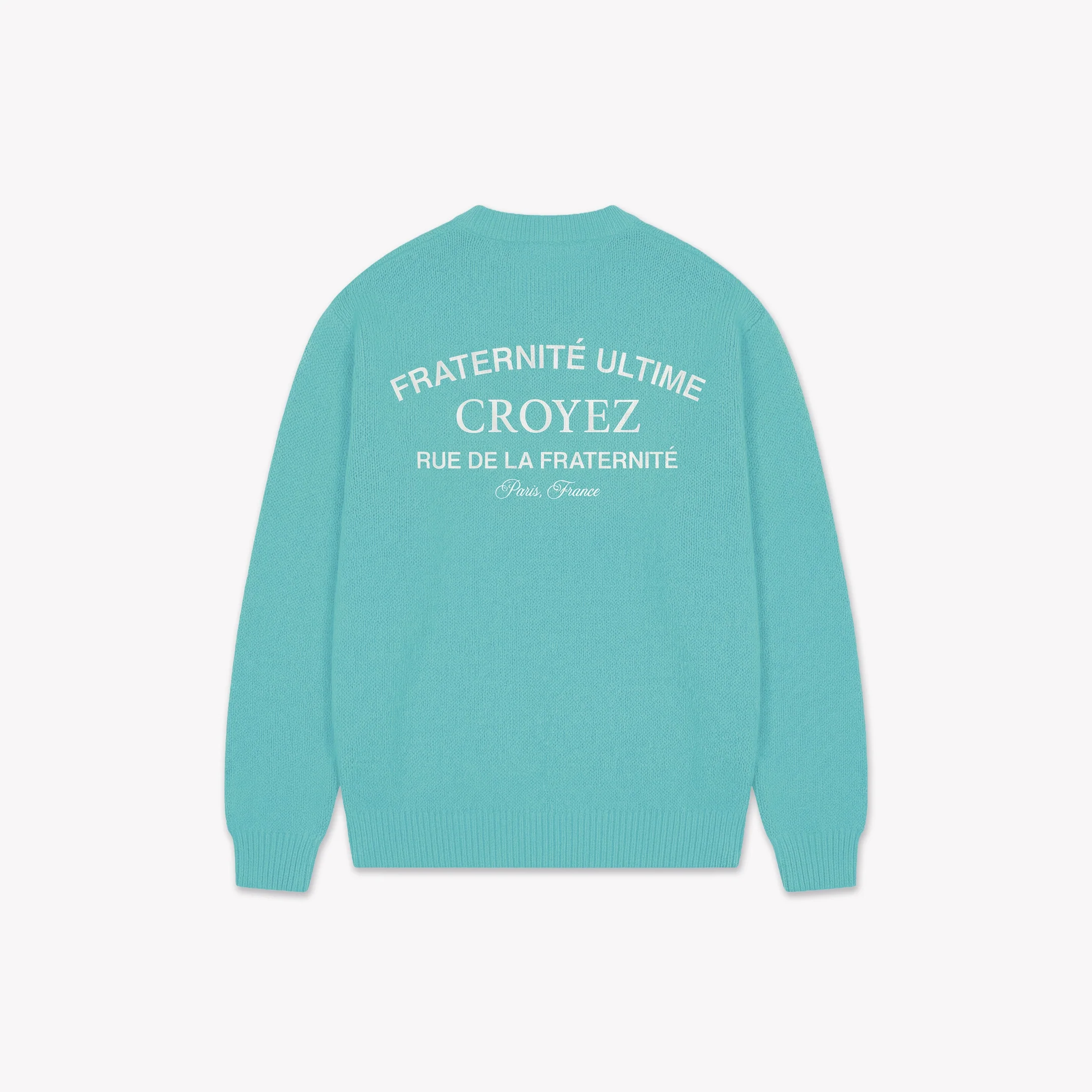 Croyez Original Fraternite Knit Sweater | Tiffany Blue - Image 2