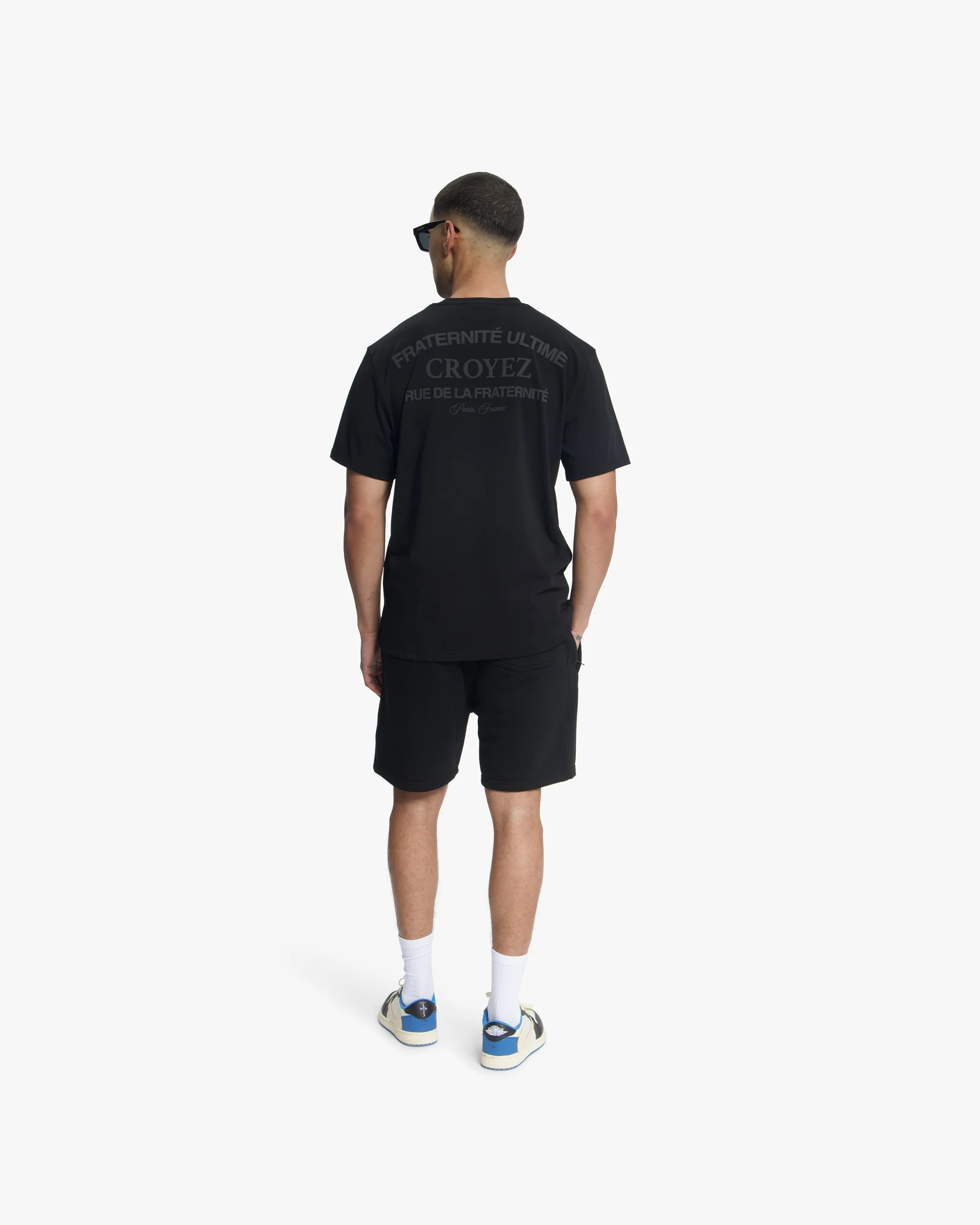 Croyez Original Fraternite Shorts | Black - Image 6