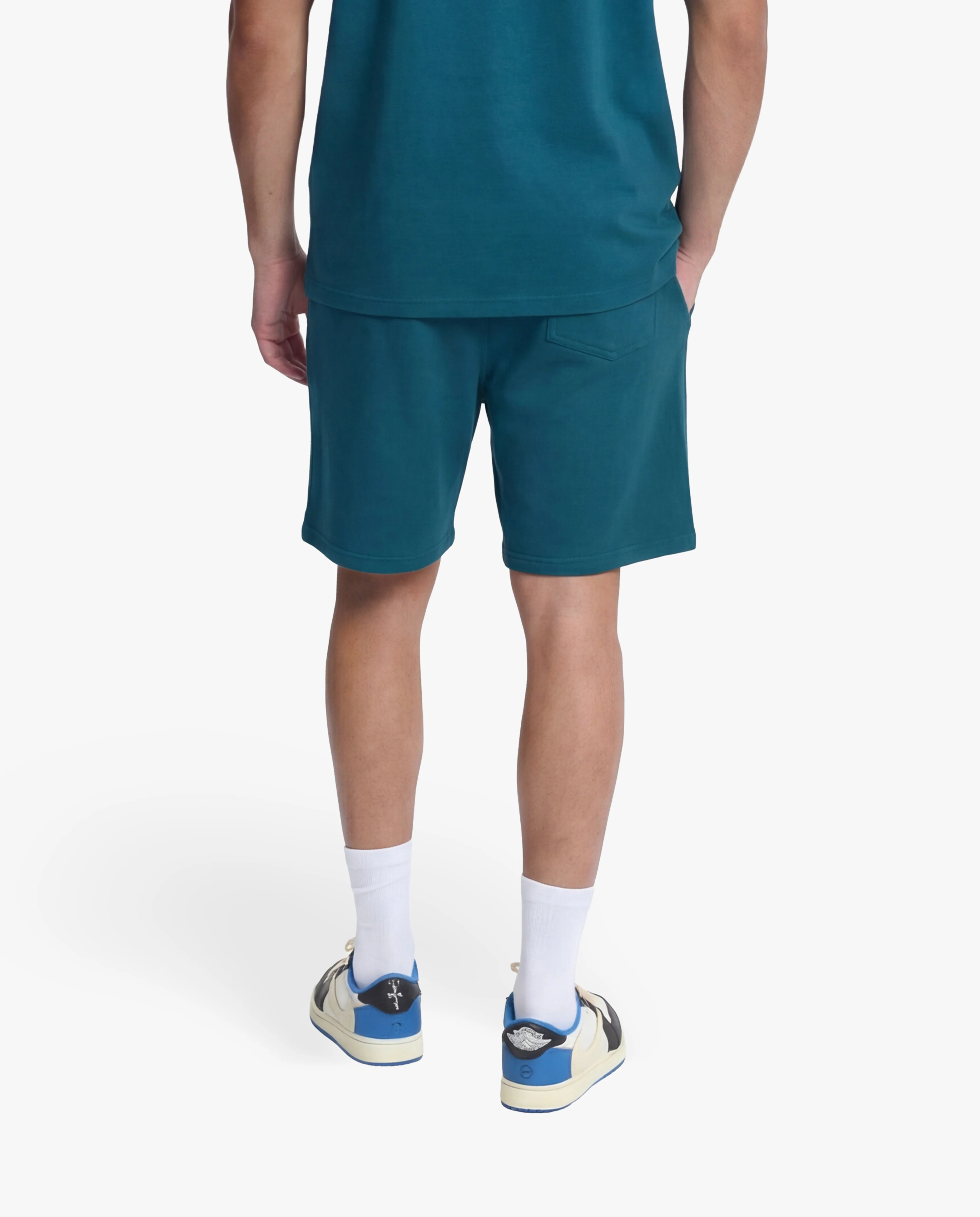 Croyez Original Fraternite Shorts | Dark Teal - Image 4