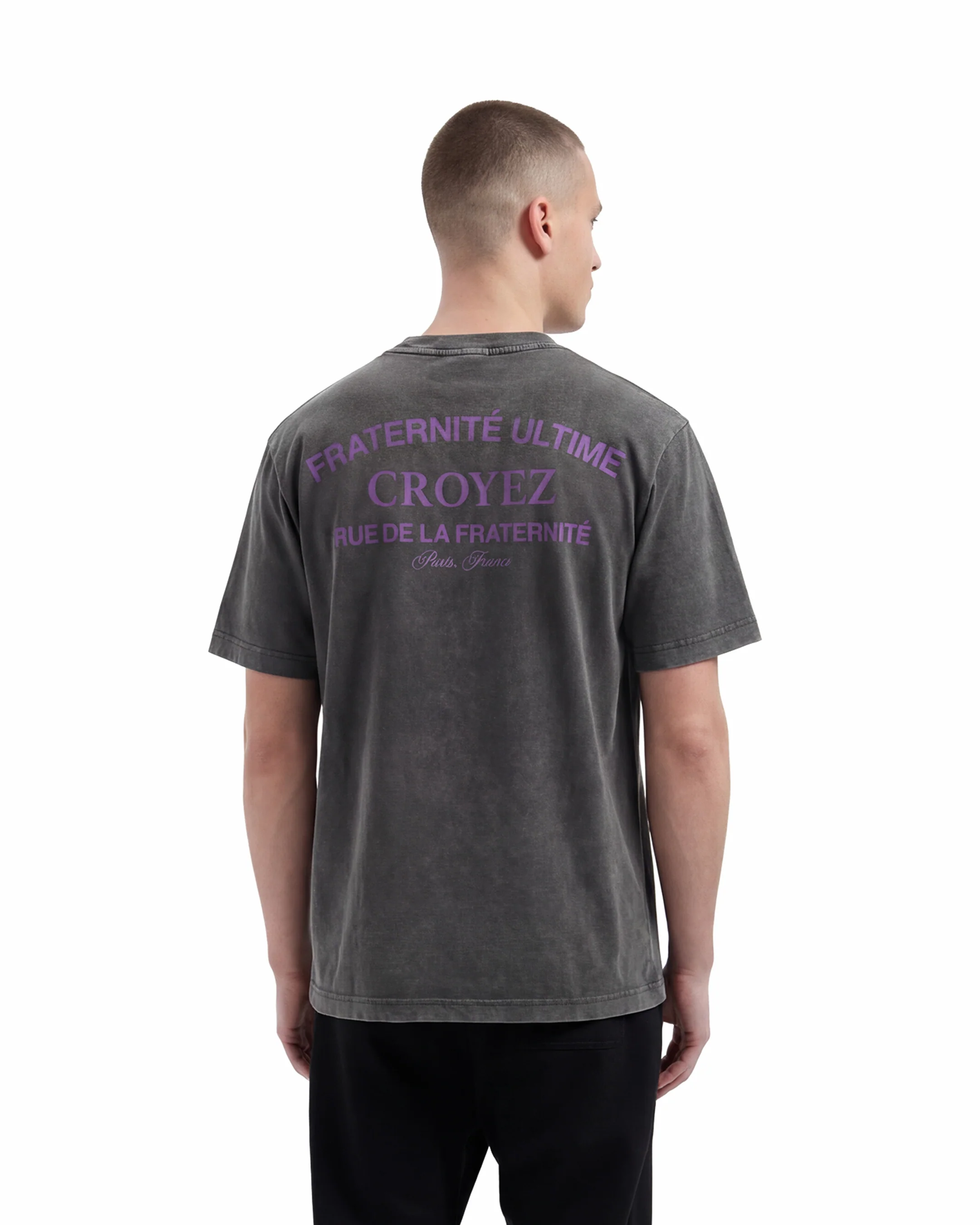 Croyez Original Fraternite T-Shirt | Acid Wash - Image 4