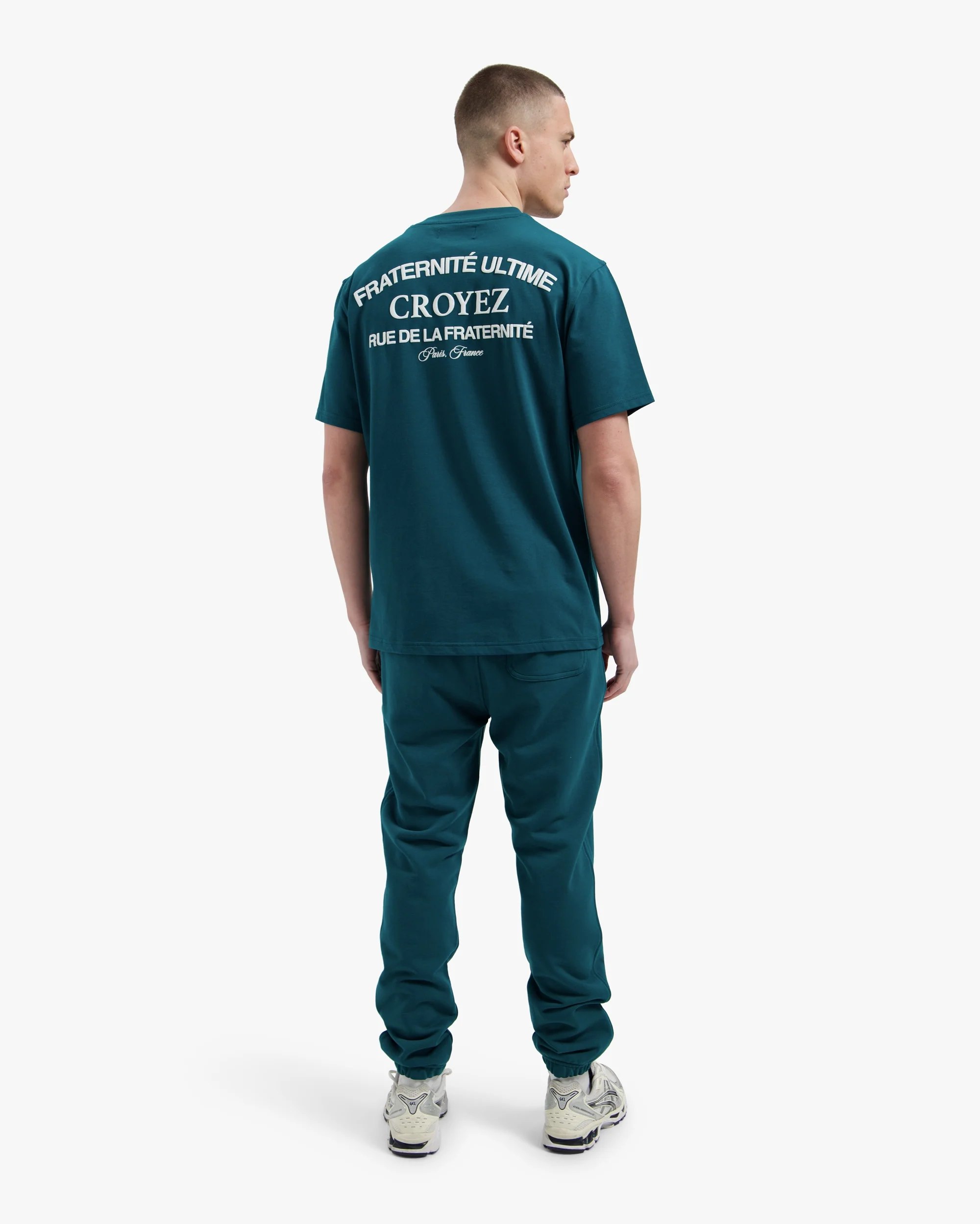 Croyez Original Fraternite T-Shirt | Dark Teal - Image 6