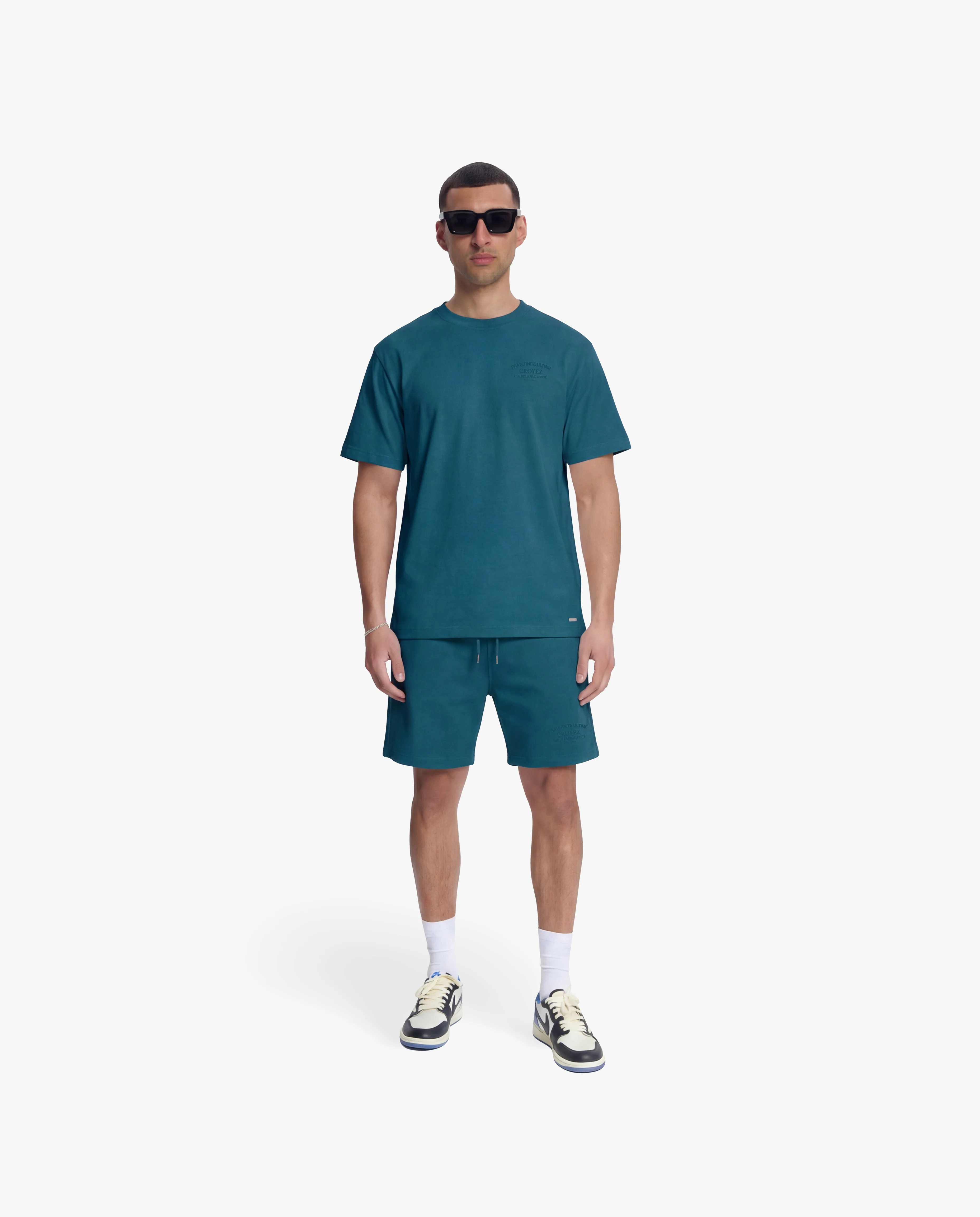 Croyez Original Fraternite T-Shirt | Dark Teal - Image 5