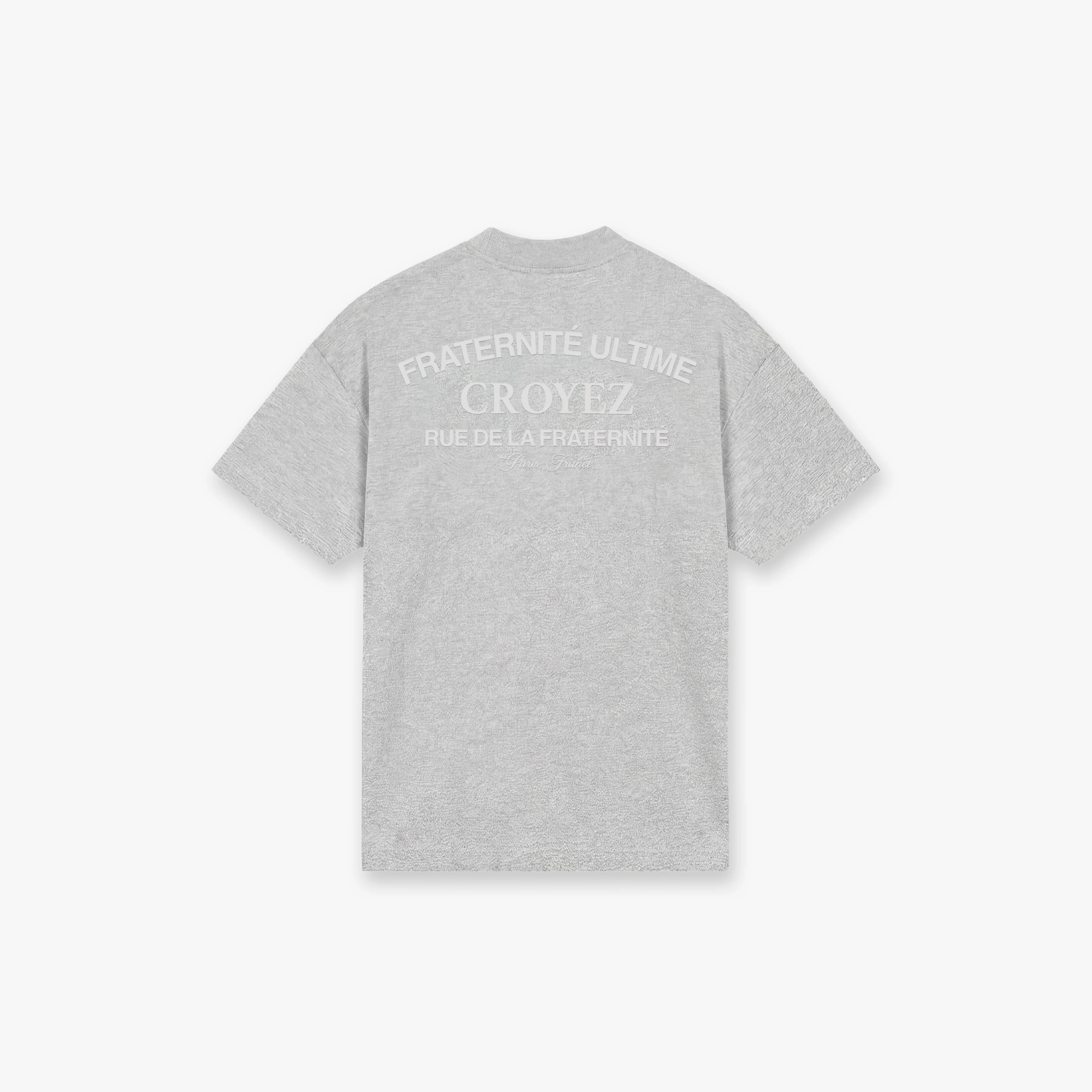 Croyez Original Fraternite T-Shirt | Grey Melange - Image 2