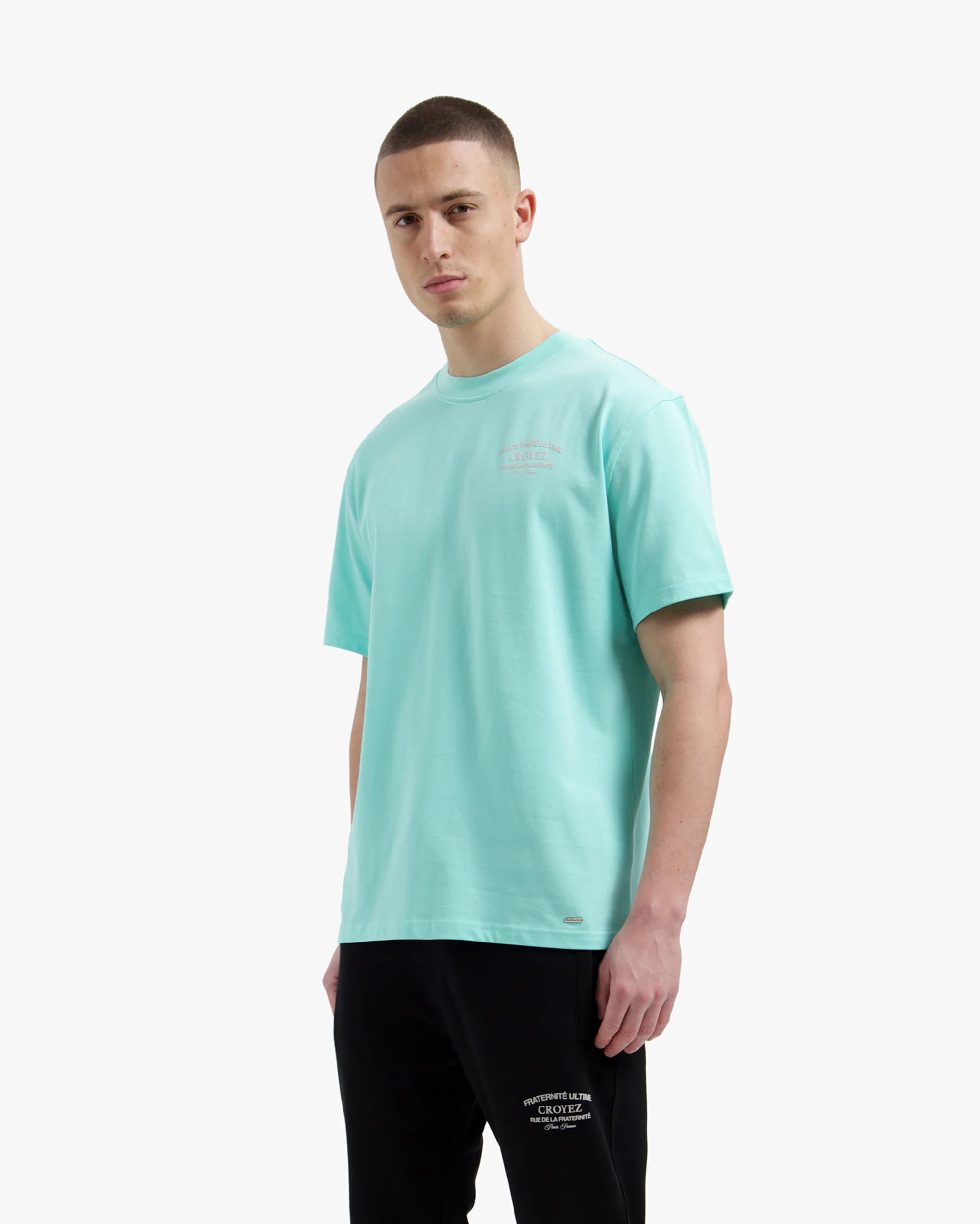 Croyez Original Fraternite T-Shirt | Tiffany Blue - Image 3