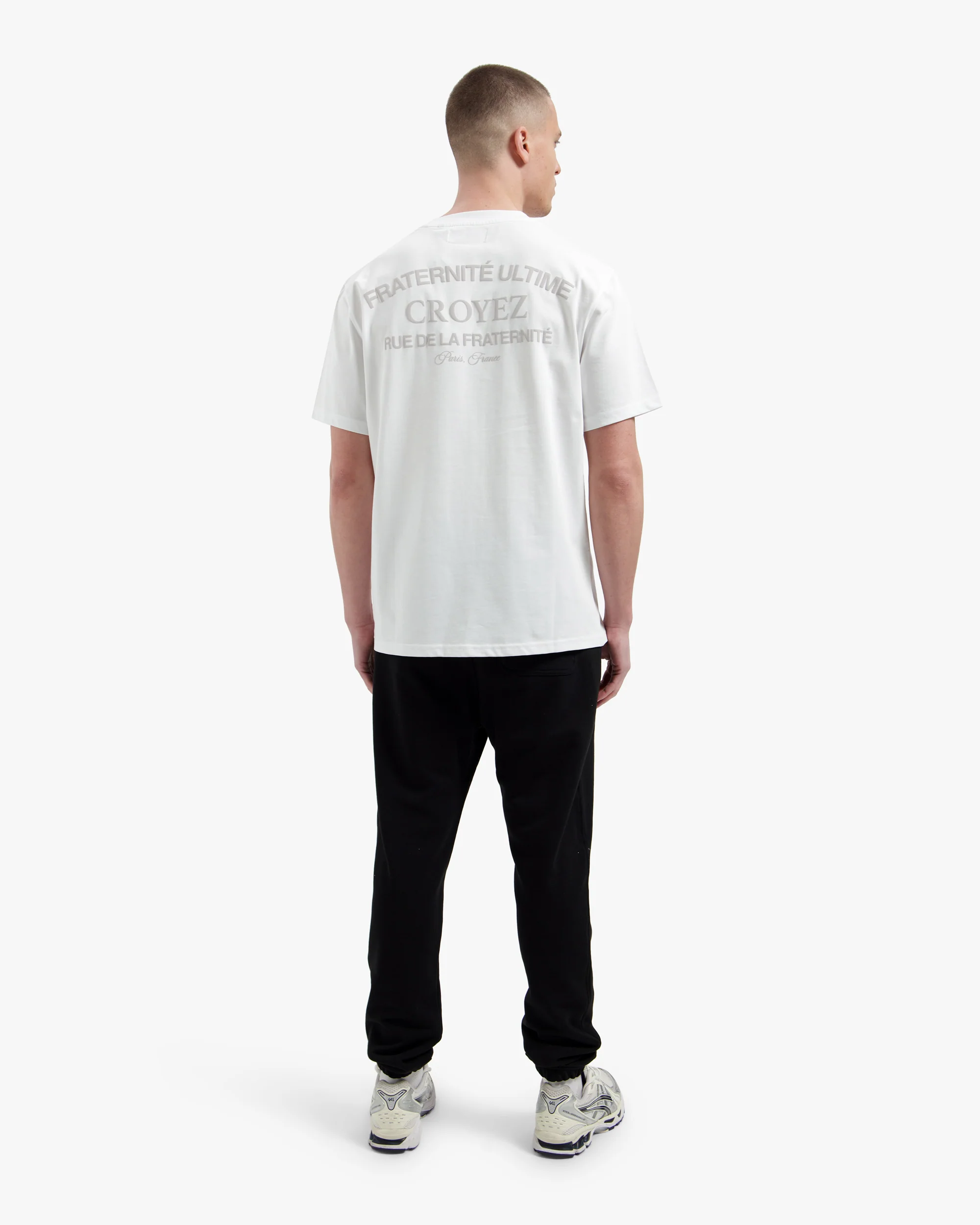 Croyez Original Fraternite T-Shirt | White - Image 6