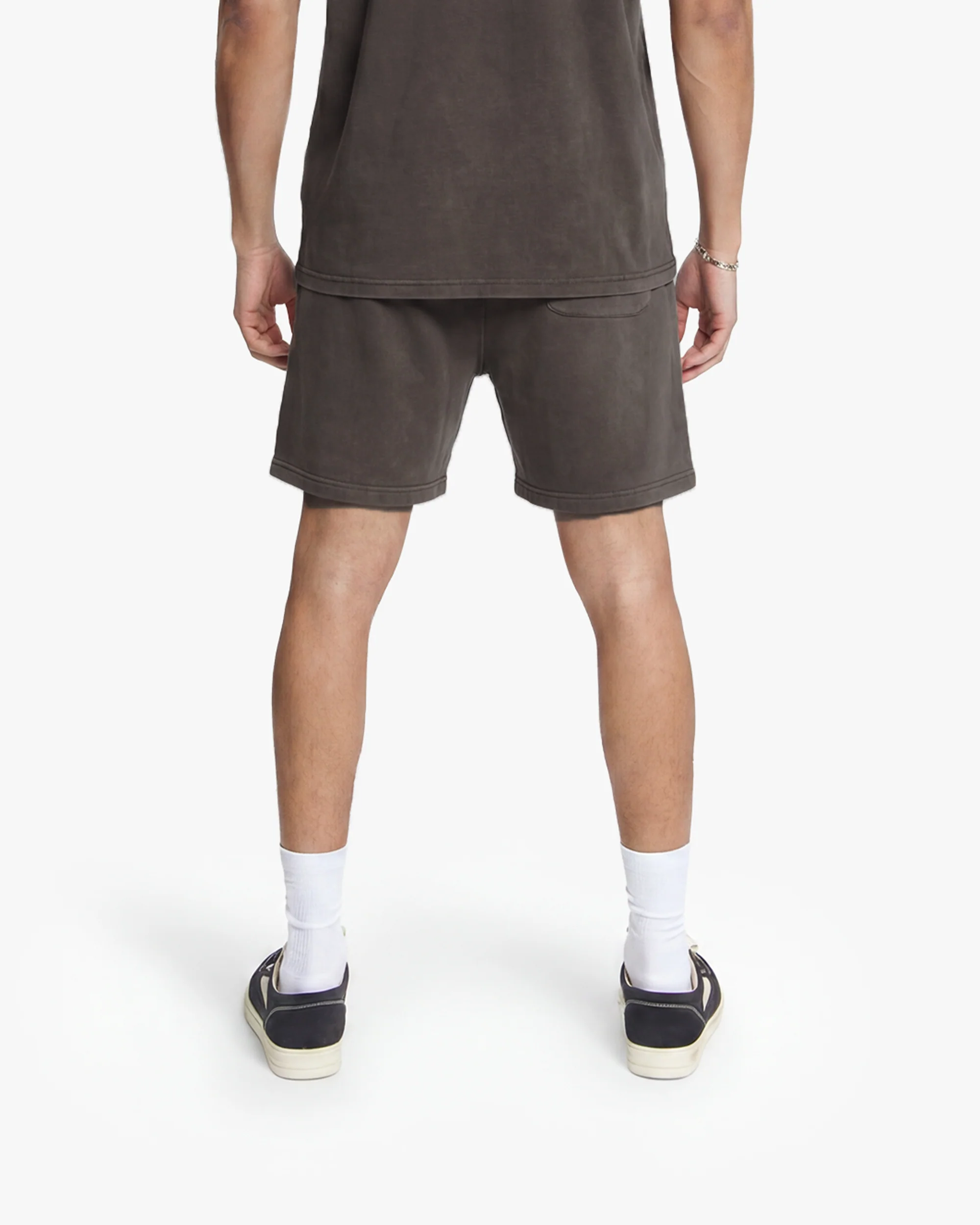 Croyez Overlay Fraternite Shorts | Washed Brown - Image 4