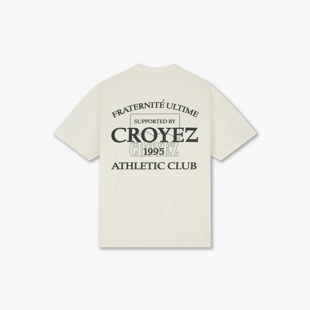 Croyez Overlay Fraternite T-Shirt | Off-White - Image 2
