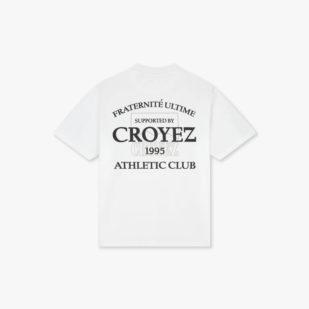 Croyez Overlay Fraternite T-Shirt | White - Image 2
