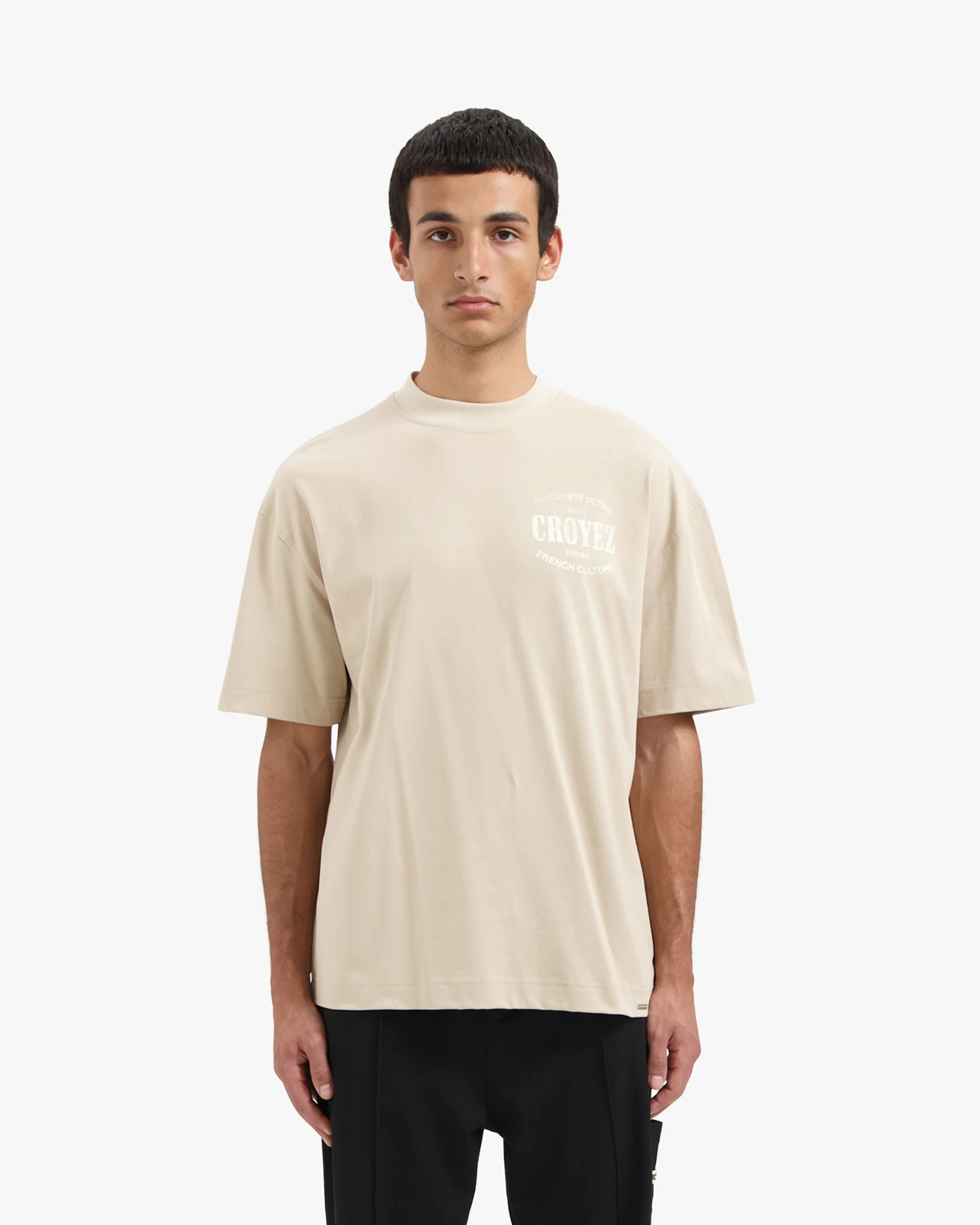 CROYEZ OVERSIZED STAMP T-SHIRT | GREY - Image 3