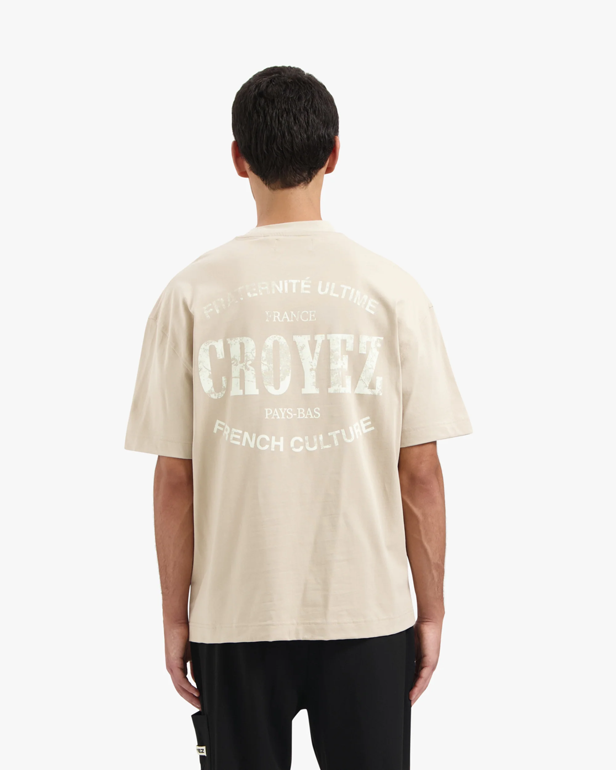 CROYEZ OVERSIZED STAMP T-SHIRT | GREY - Image 4
