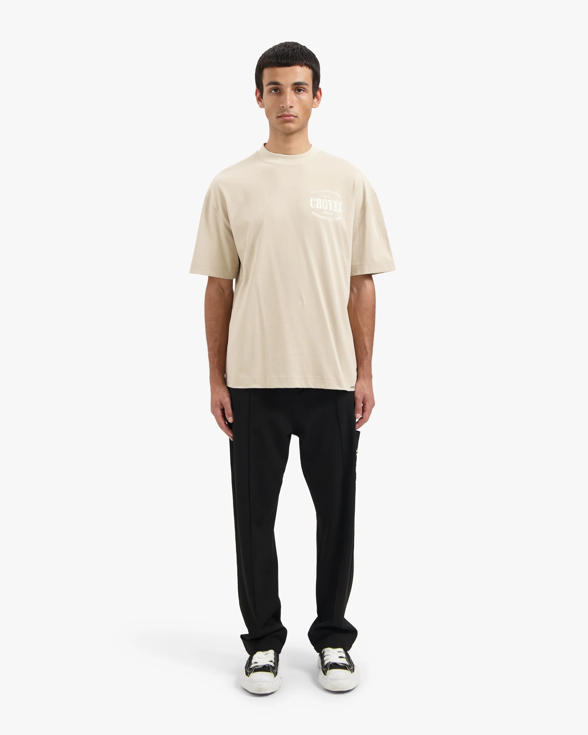 CROYEZ OVERSIZED STAMP T-SHIRT | GREY - Image 5