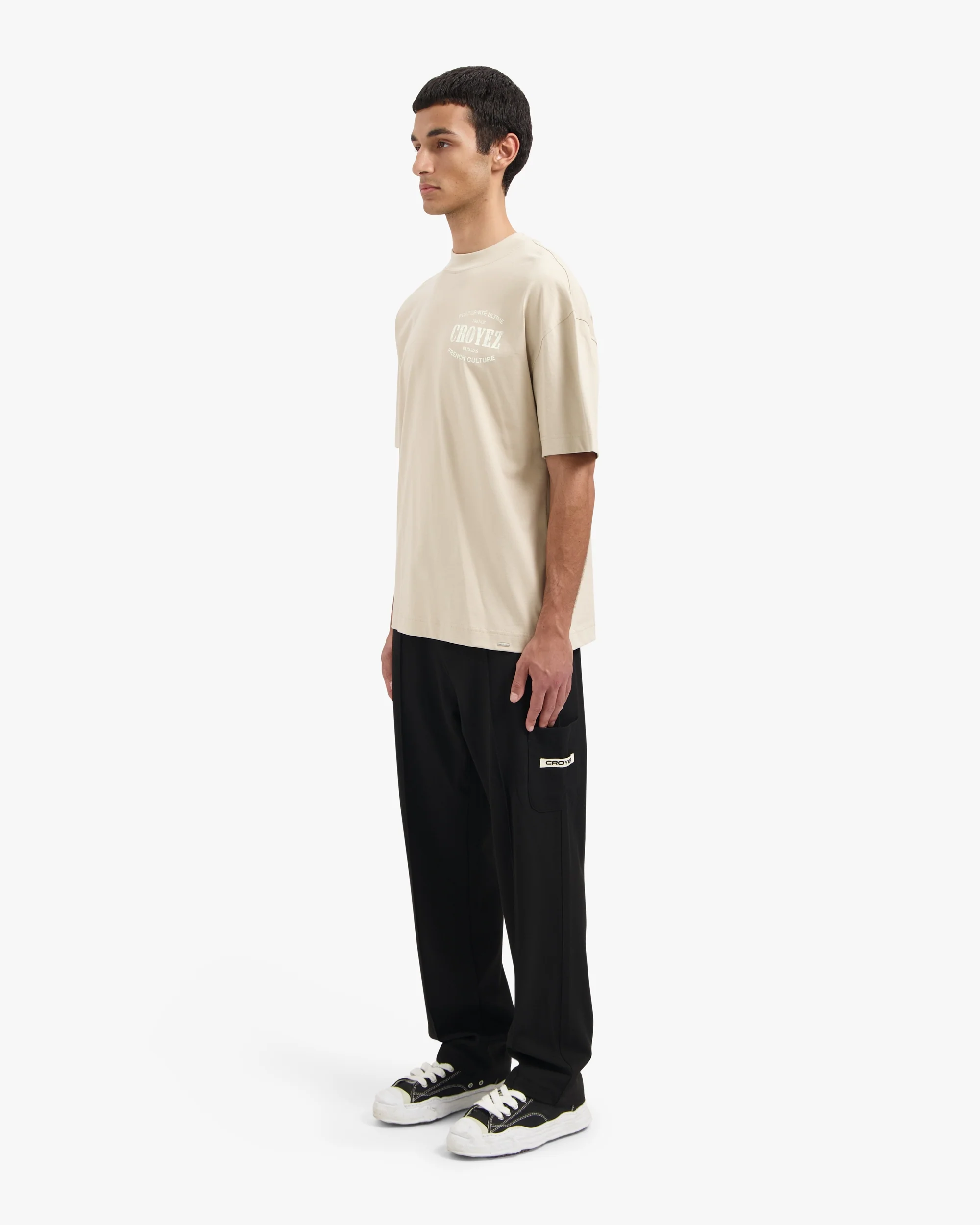 CROYEZ OVERSIZED STAMP T-SHIRT | GREY - Image 7