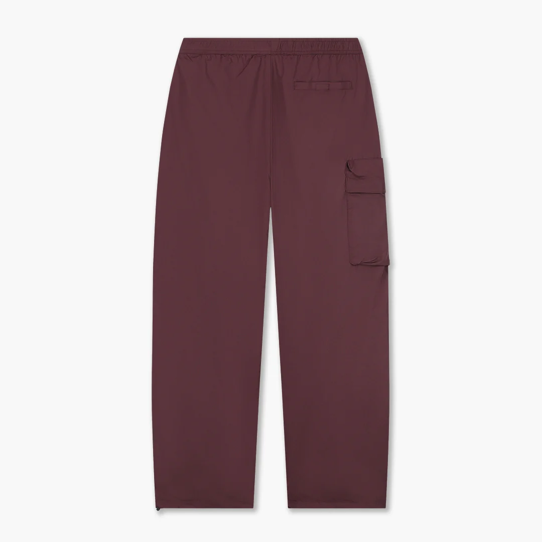 Croyez Parachute Ripstop Pants | Burgundy - Image 2