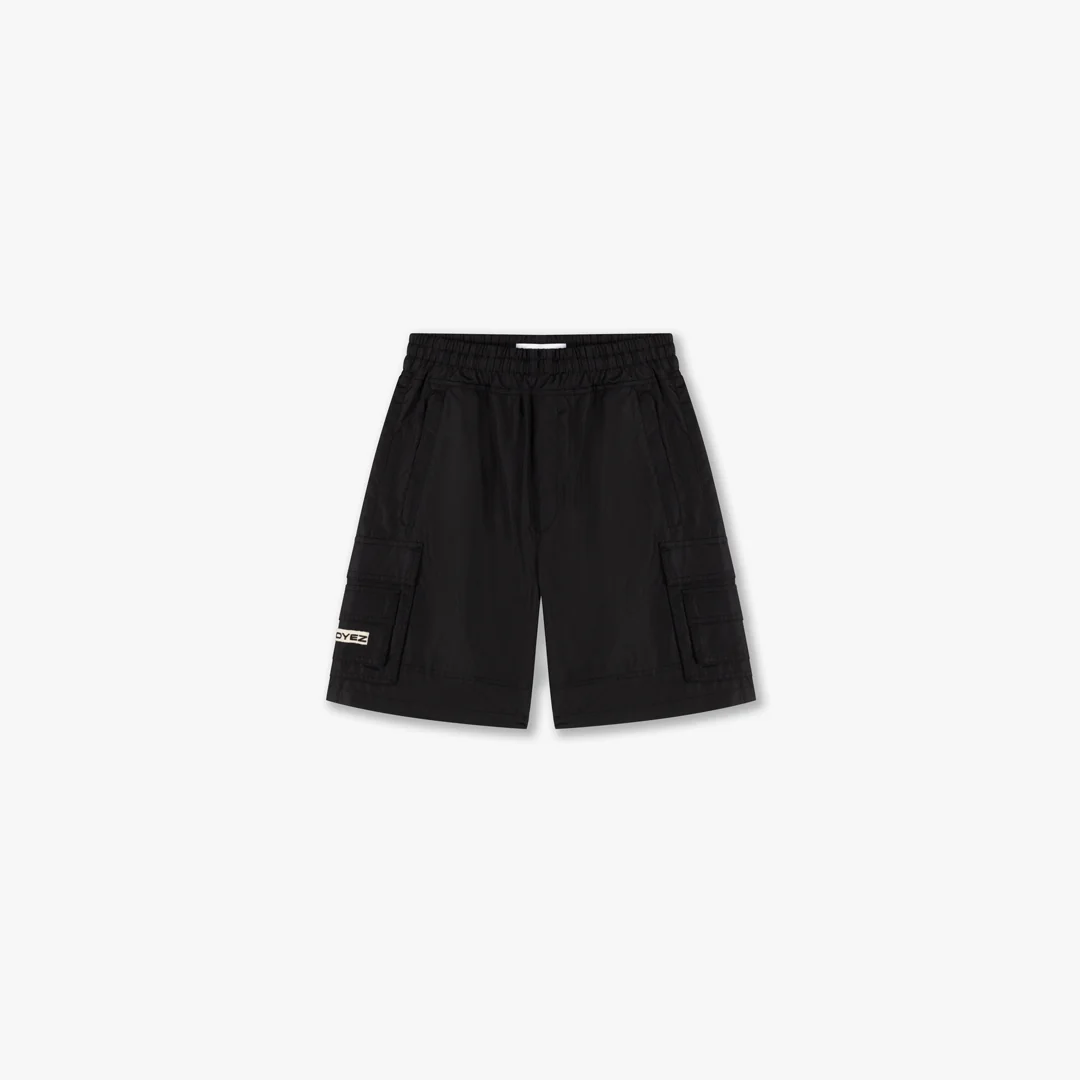 CROYEZ PARACHUTE RIPSTOP SHORTS | BLACK