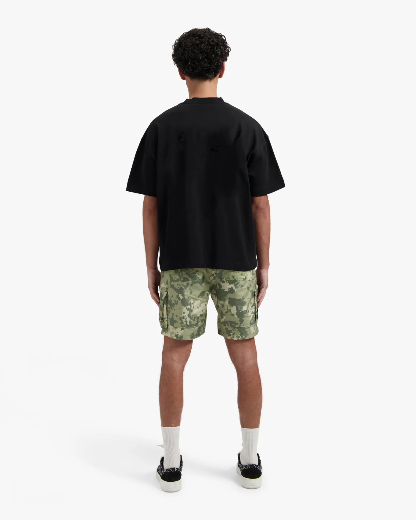 Croyez Parachute Ripstop Shorts | Black Camo - Image 6