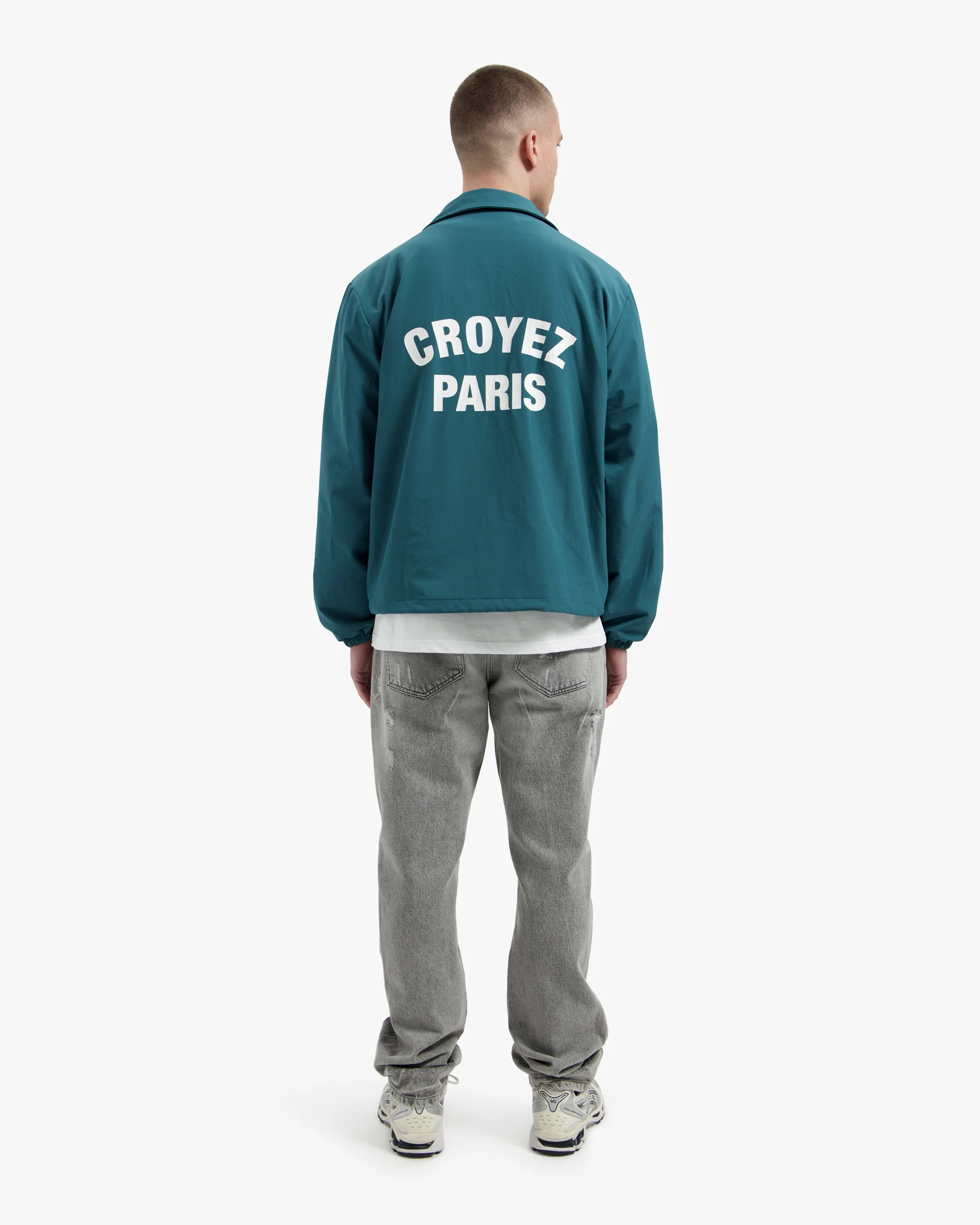 Croyez Paris Coach Jacket | Dark Teal - Image 6