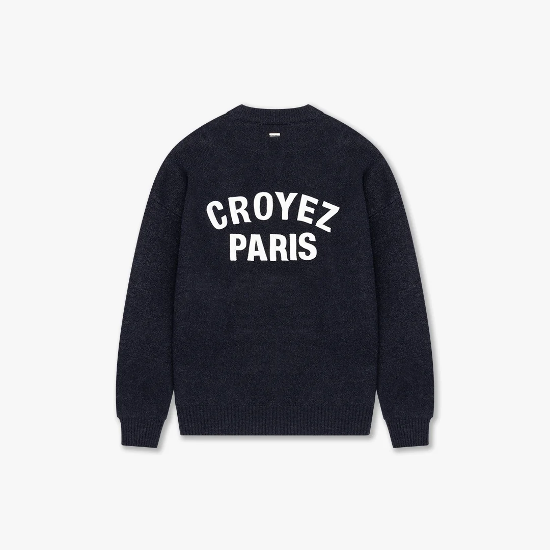 CROYEZ PARIS KNIT SWEATER | NAVY - Image 2