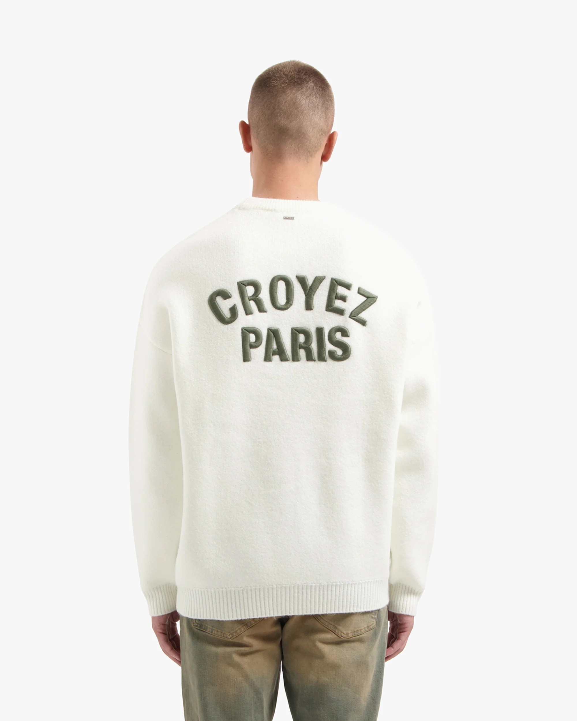 CROYEZ PARIS KNIT SWEATER | OFF-WHITE - Image 4