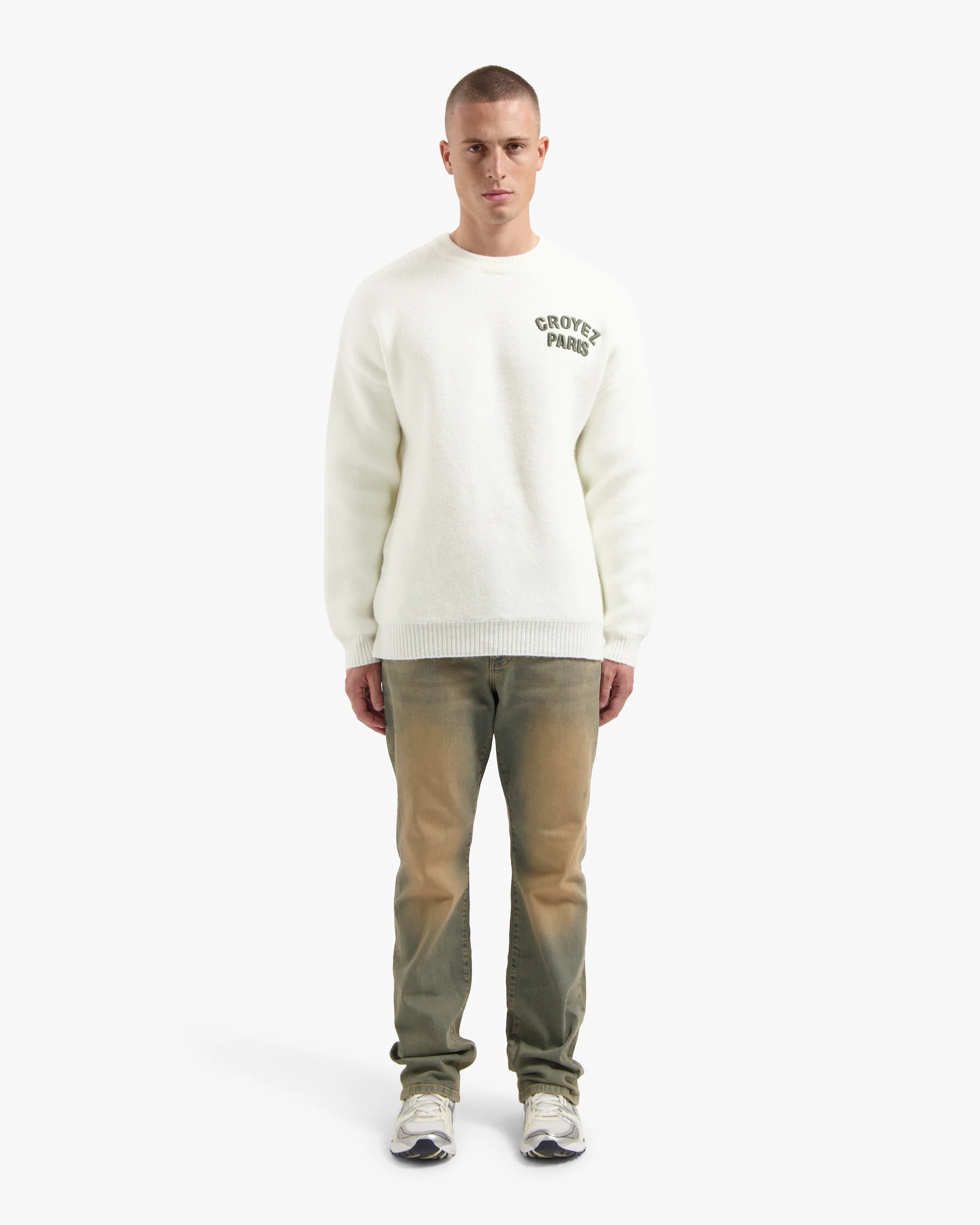 CROYEZ PARIS KNIT SWEATER | OFF-WHITE - Image 5